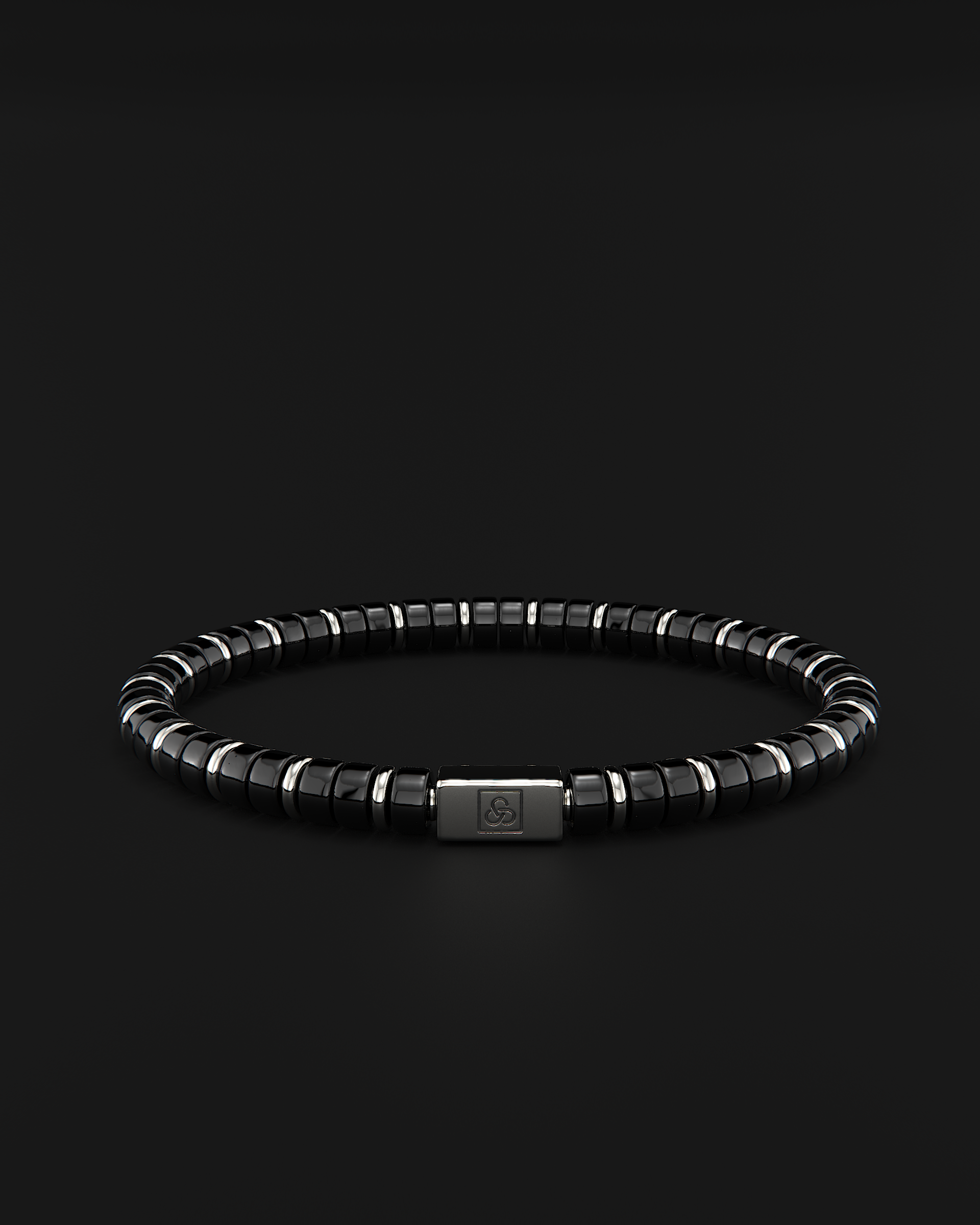 Onyx Bracelet 6mm | Spacer #2