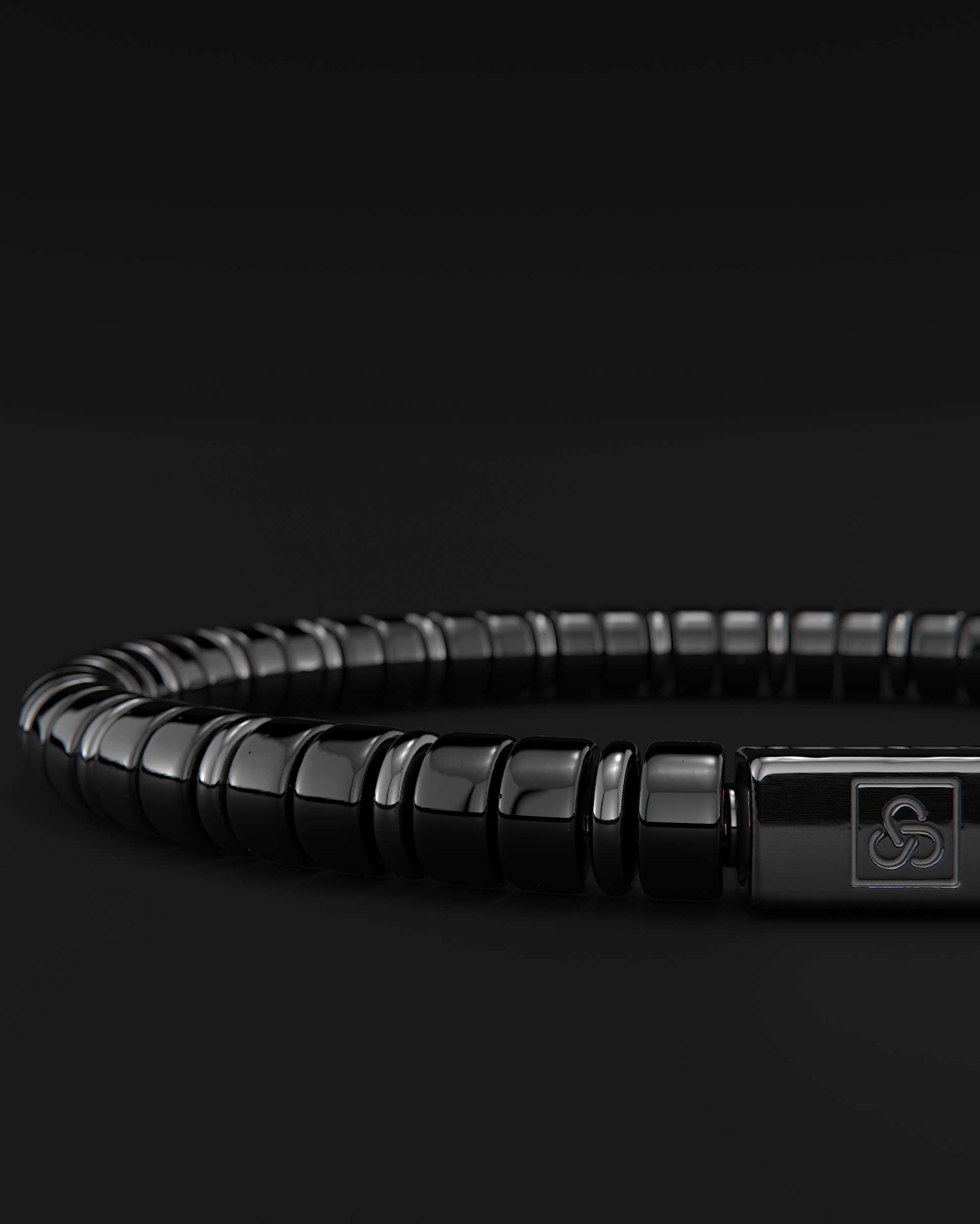 Onyx Bracelet 6mm | Spacer #2