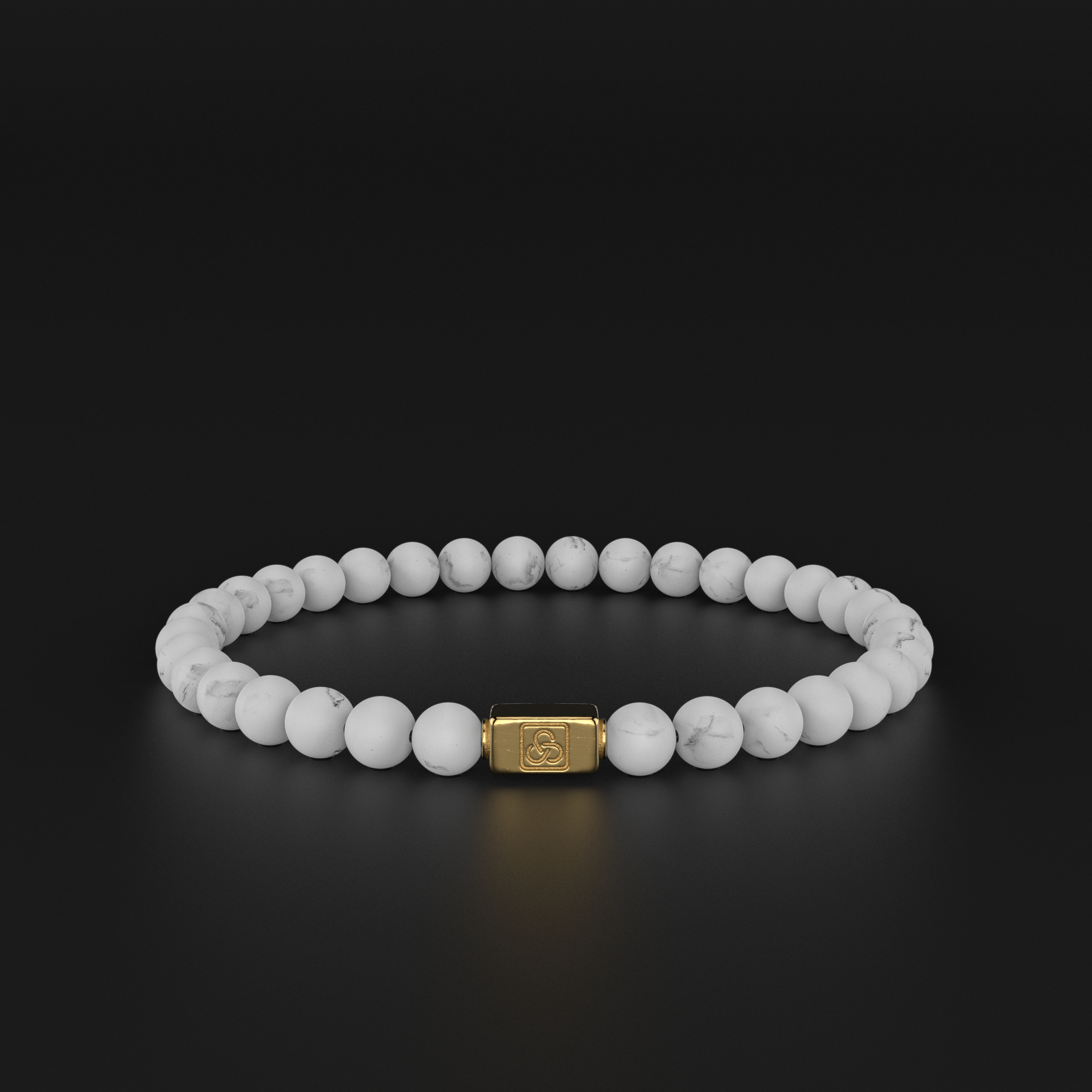 Howlite Bracelet 6mm | Essential