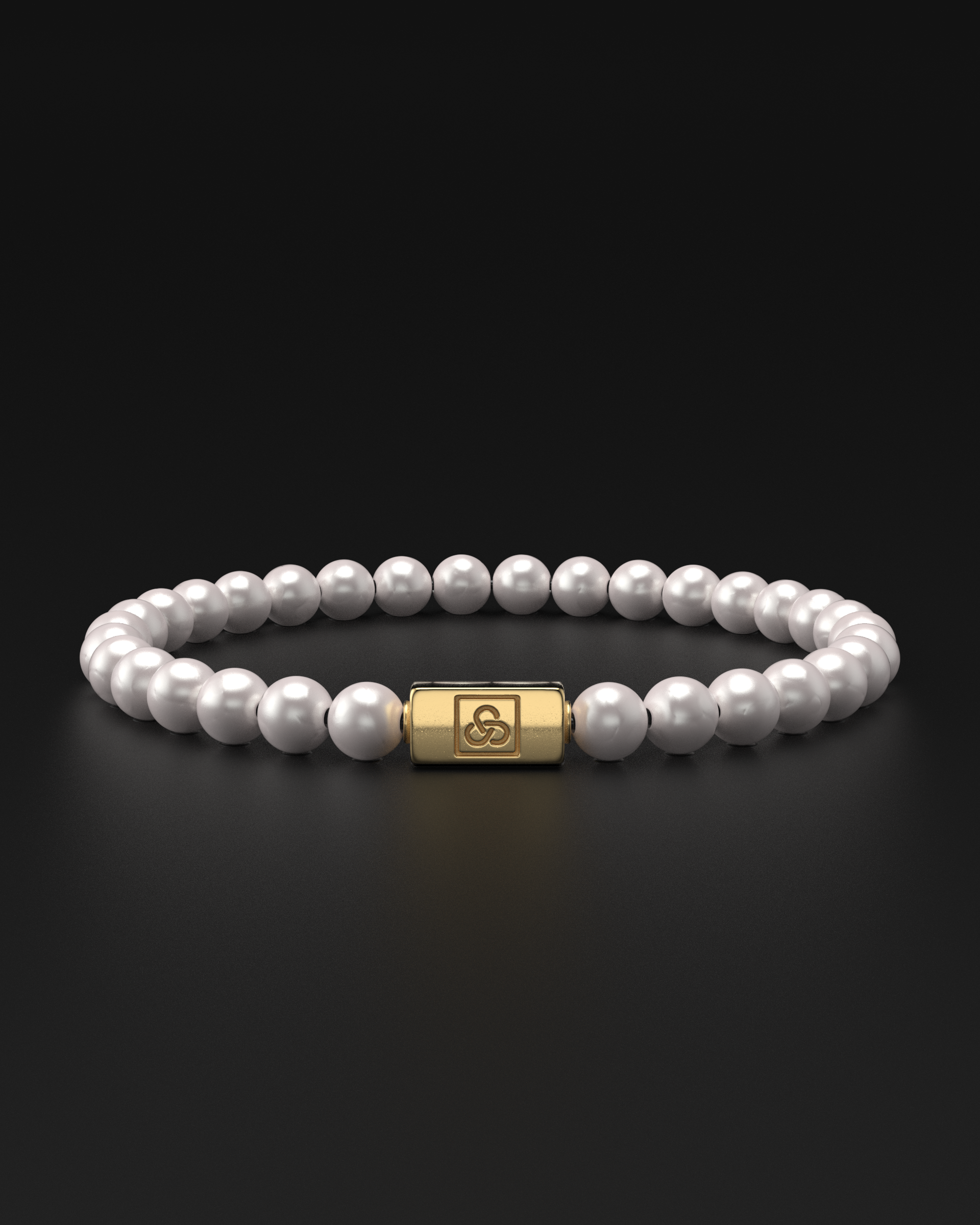 Bracelet Agate Picasso 6mm | Essentiel