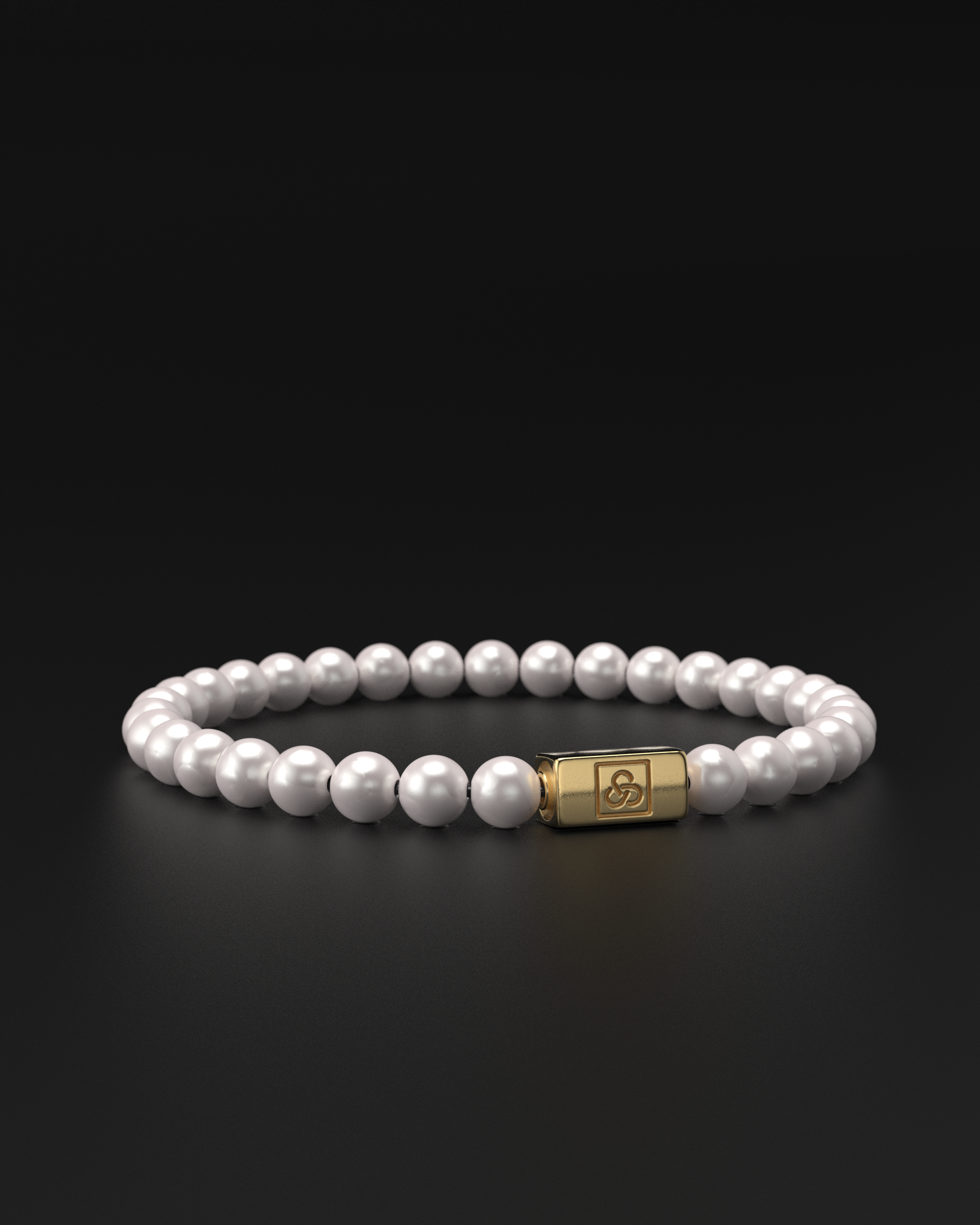 Bracelet Agate Picasso 6mm | Essentiel
