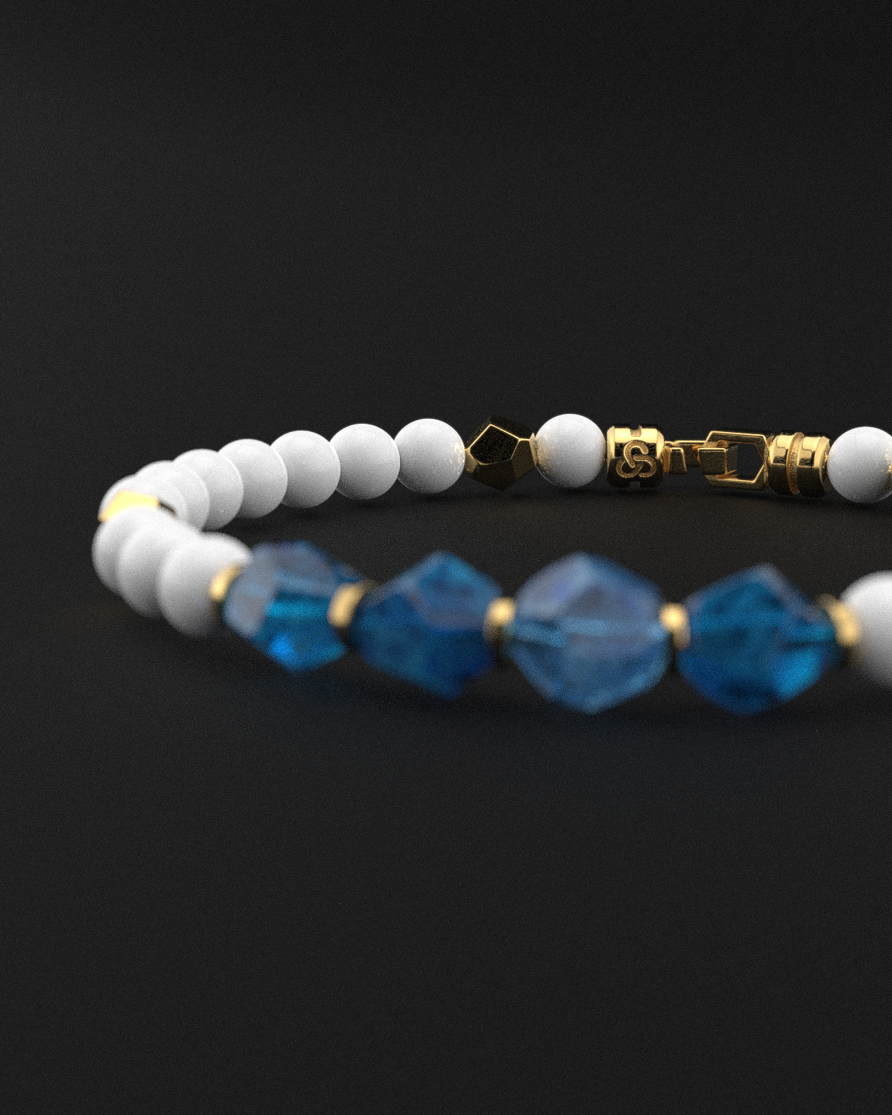 Blue Quartz Bracelet 6mm | AEON