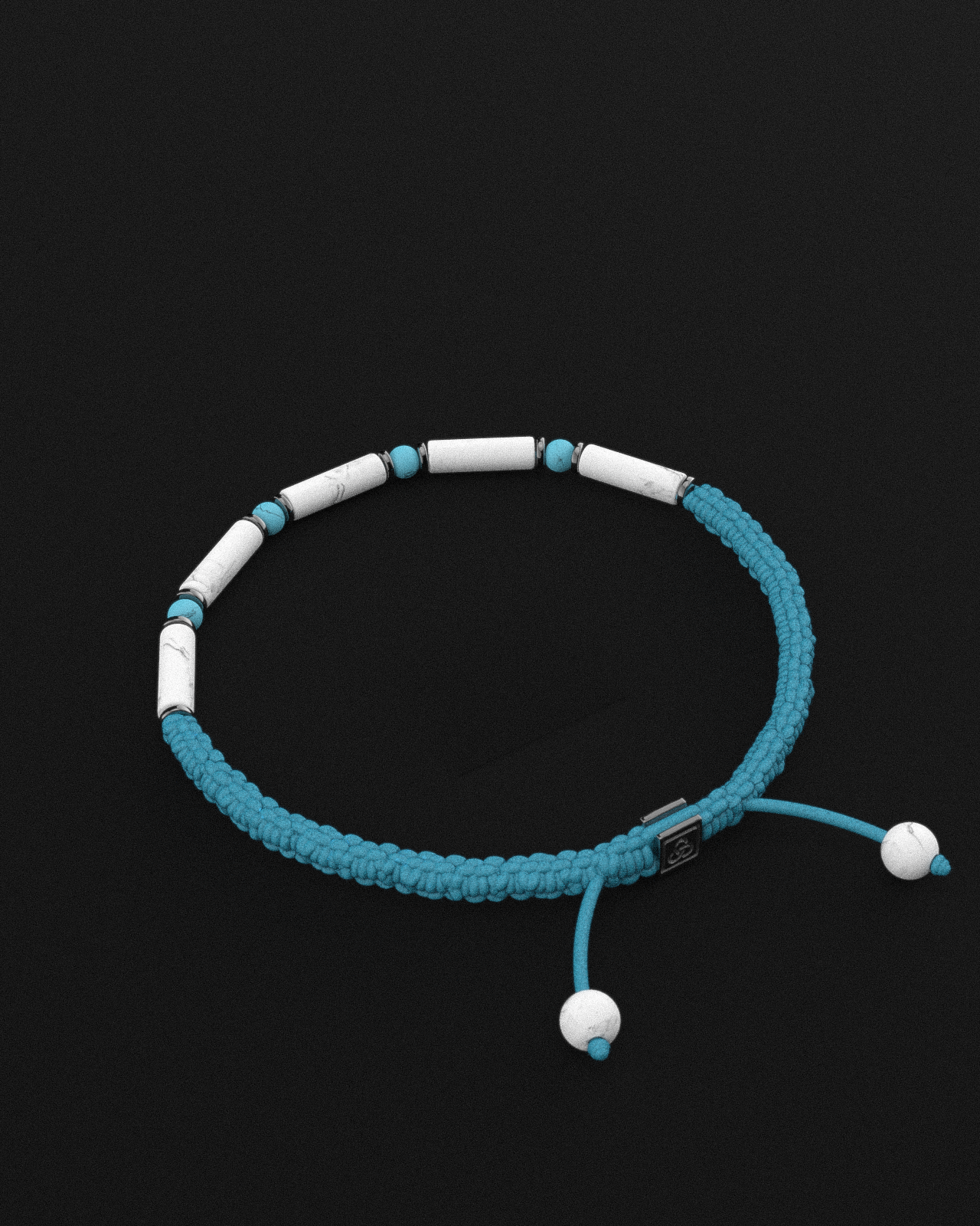 Howlite + Turquoise Bracelet 4mm | VITA