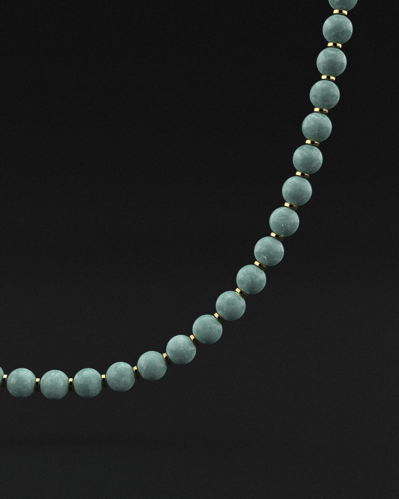 Burmesische Jadekette 8mm | Gebet