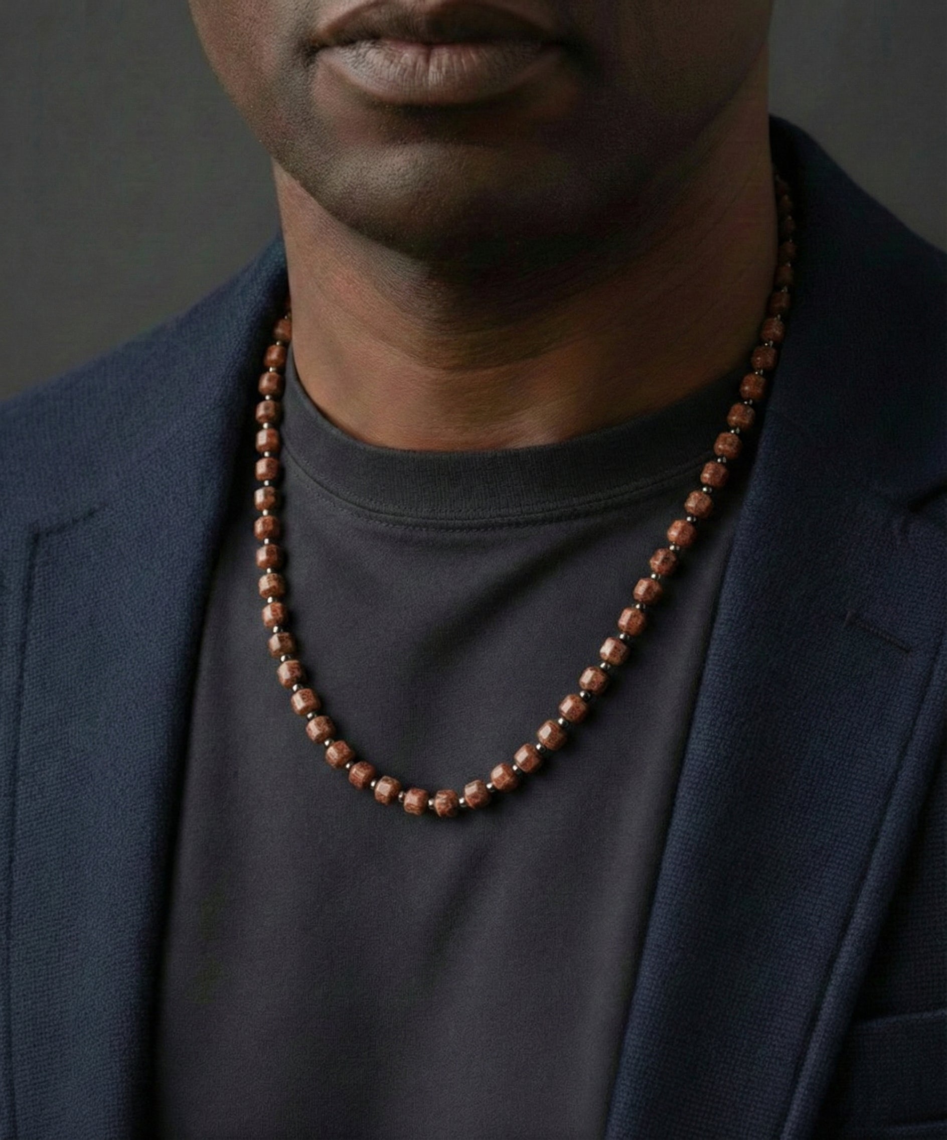 Red Picasso Necklace 5mm | Kubic