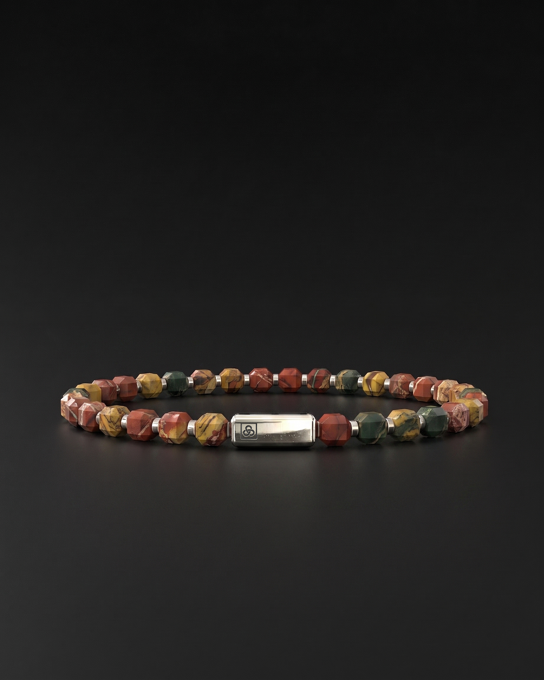 Red Picasso Bracelet 5mm | Kubic