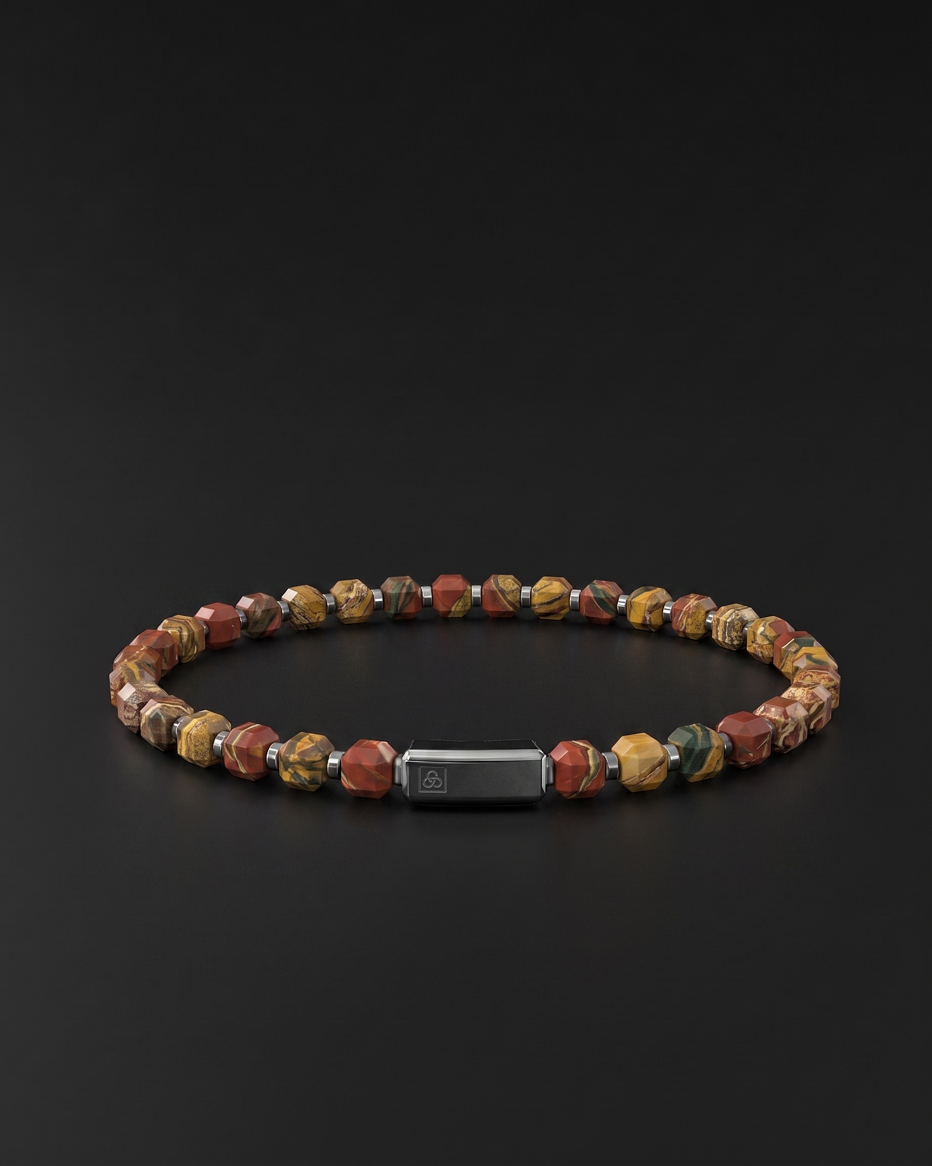 Red Picasso Bracelet 5mm | Kubic