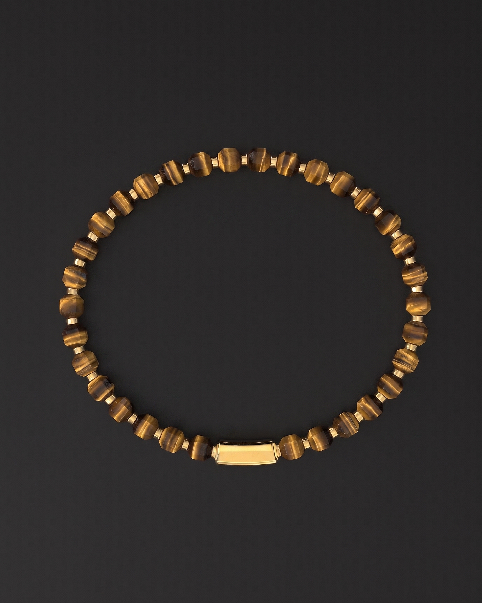 Tiger Eye Bracelet 5mm | Kubic