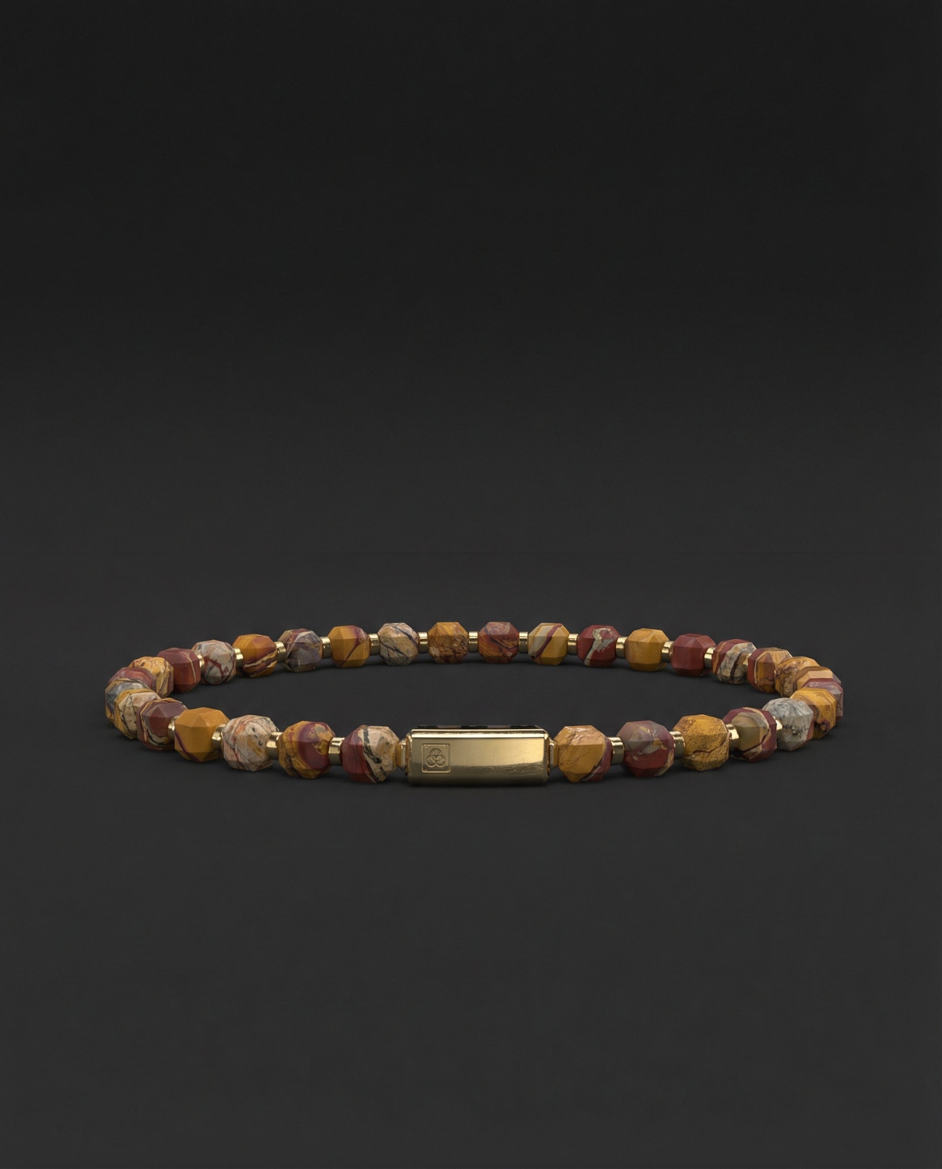 Red Picasso Bracelet 5mm | Kubic