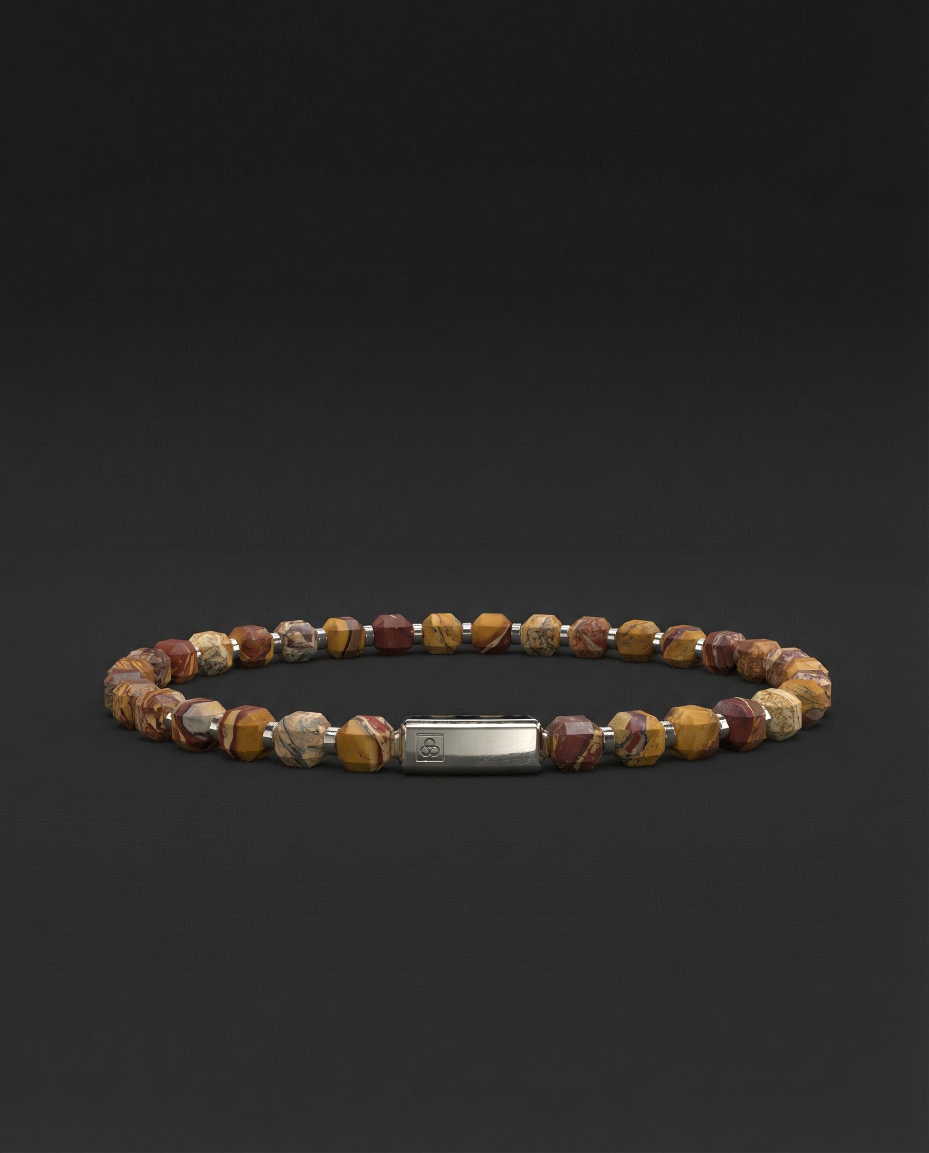 Red Picasso Bracelet 5mm | Kubic