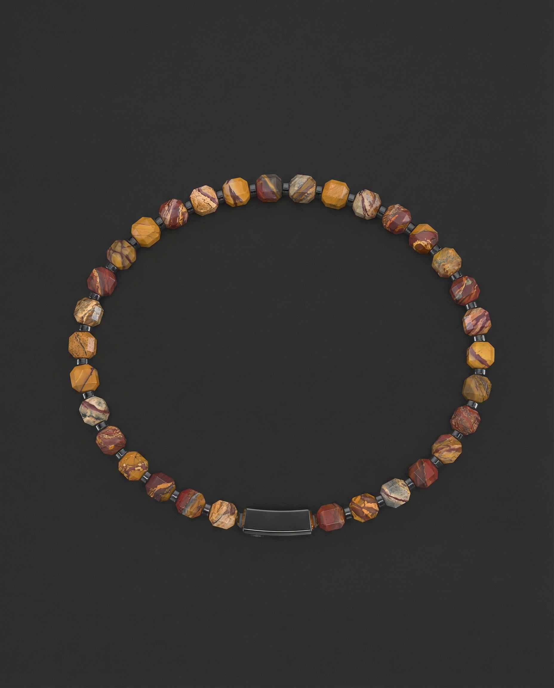 Red Picasso Bracelet 5mm | Kubic