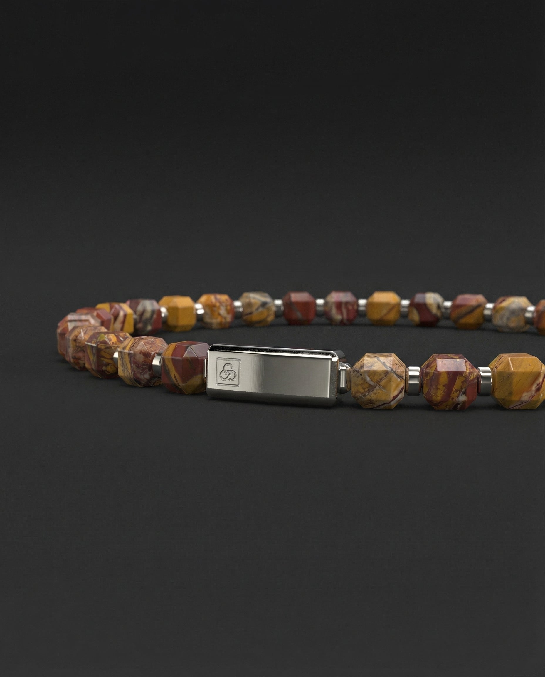 Red Picasso Bracelet 5mm | Kubic