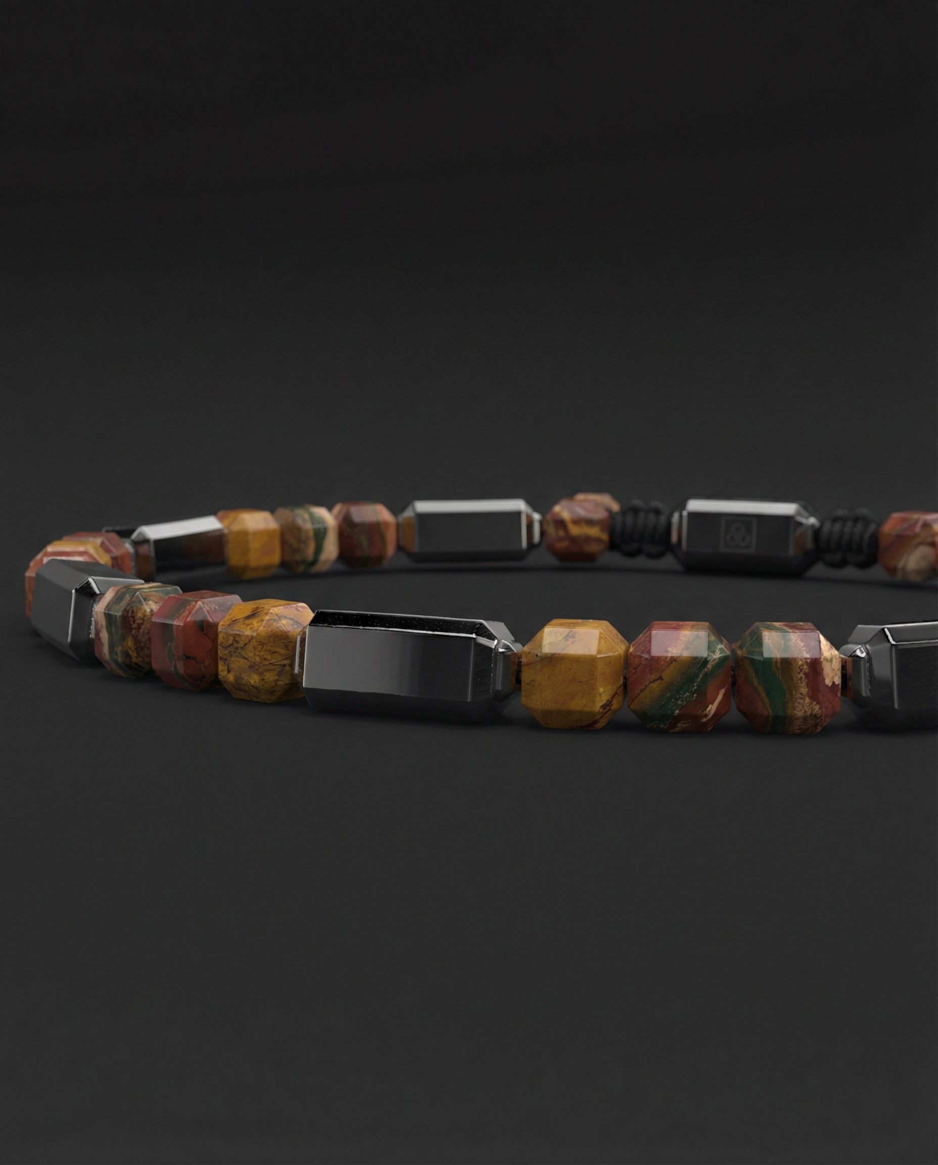 Red Picasso Bracelet #2 5mm | Kubic