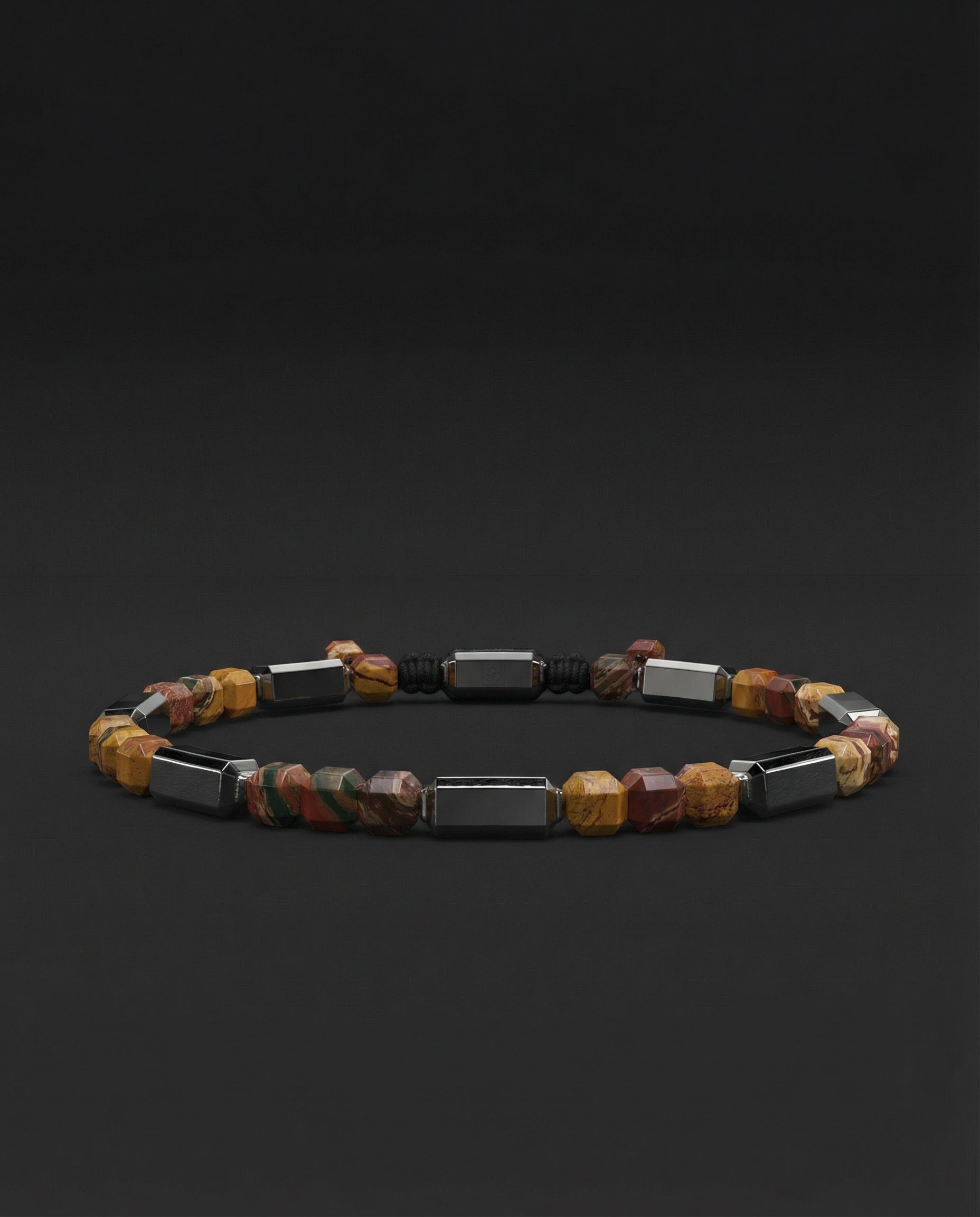 Red Picasso Bracelet #2 5mm | Kubic