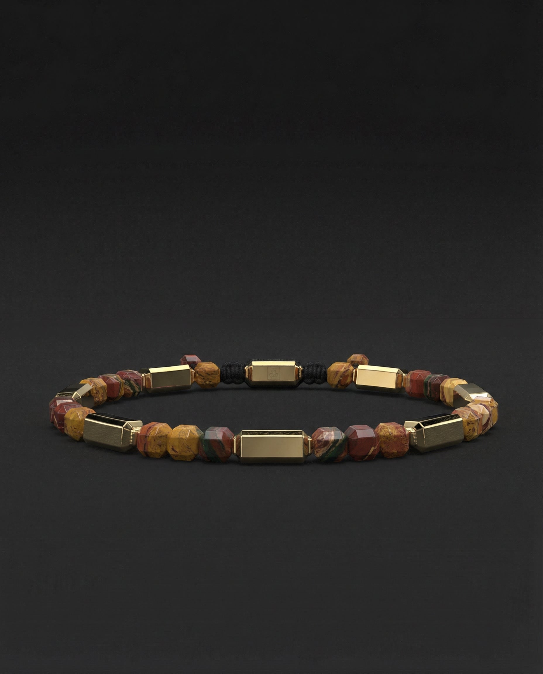 Red Picasso Bracelet #2 5mm | Kubic