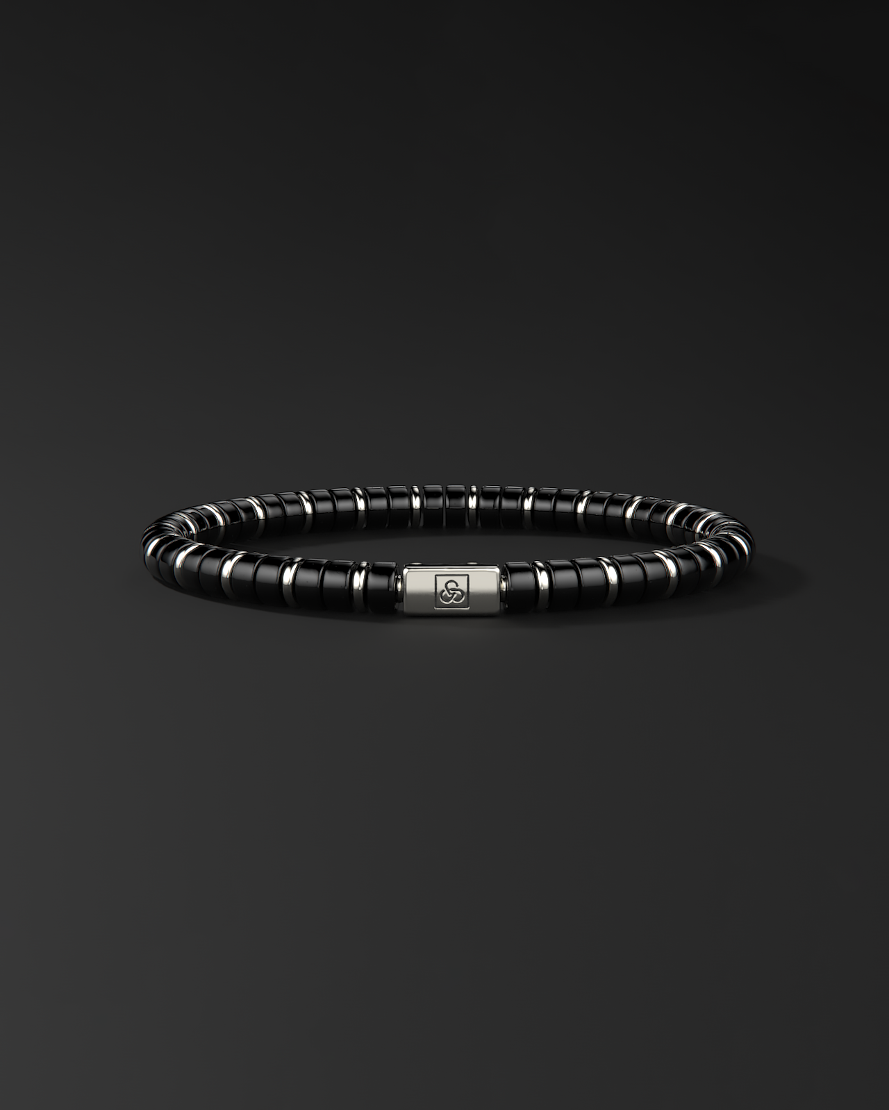 Pulsera de ónix de 6 mm | Espaciador #2