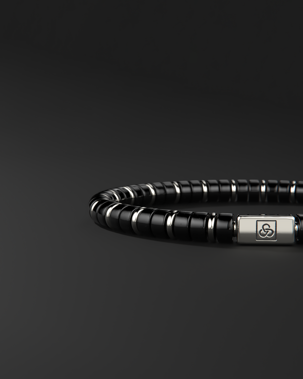Pulsera de ónix de 6 mm | Espaciador #2