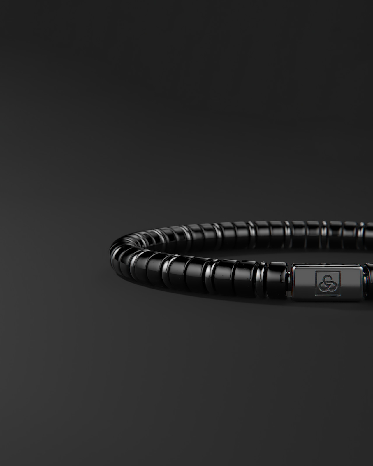 Pulsera de ónix de 6 mm | Espaciador #2