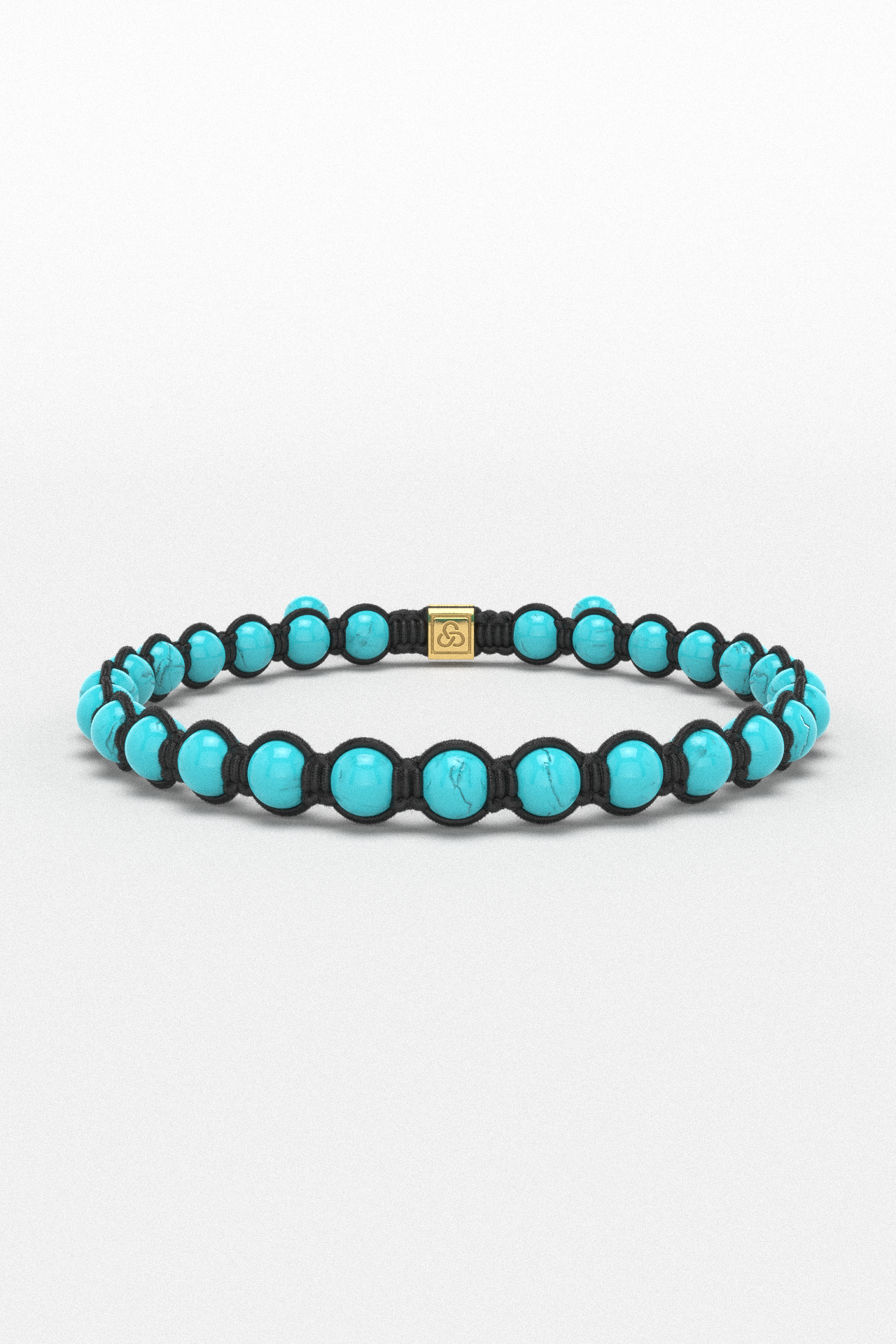 Turquoise Bracelet 6mm | Knot