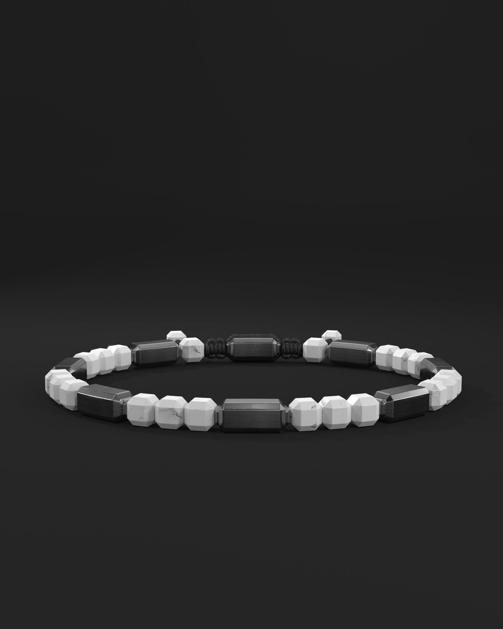 Howlite Bracelet #2 5mm | Kubic