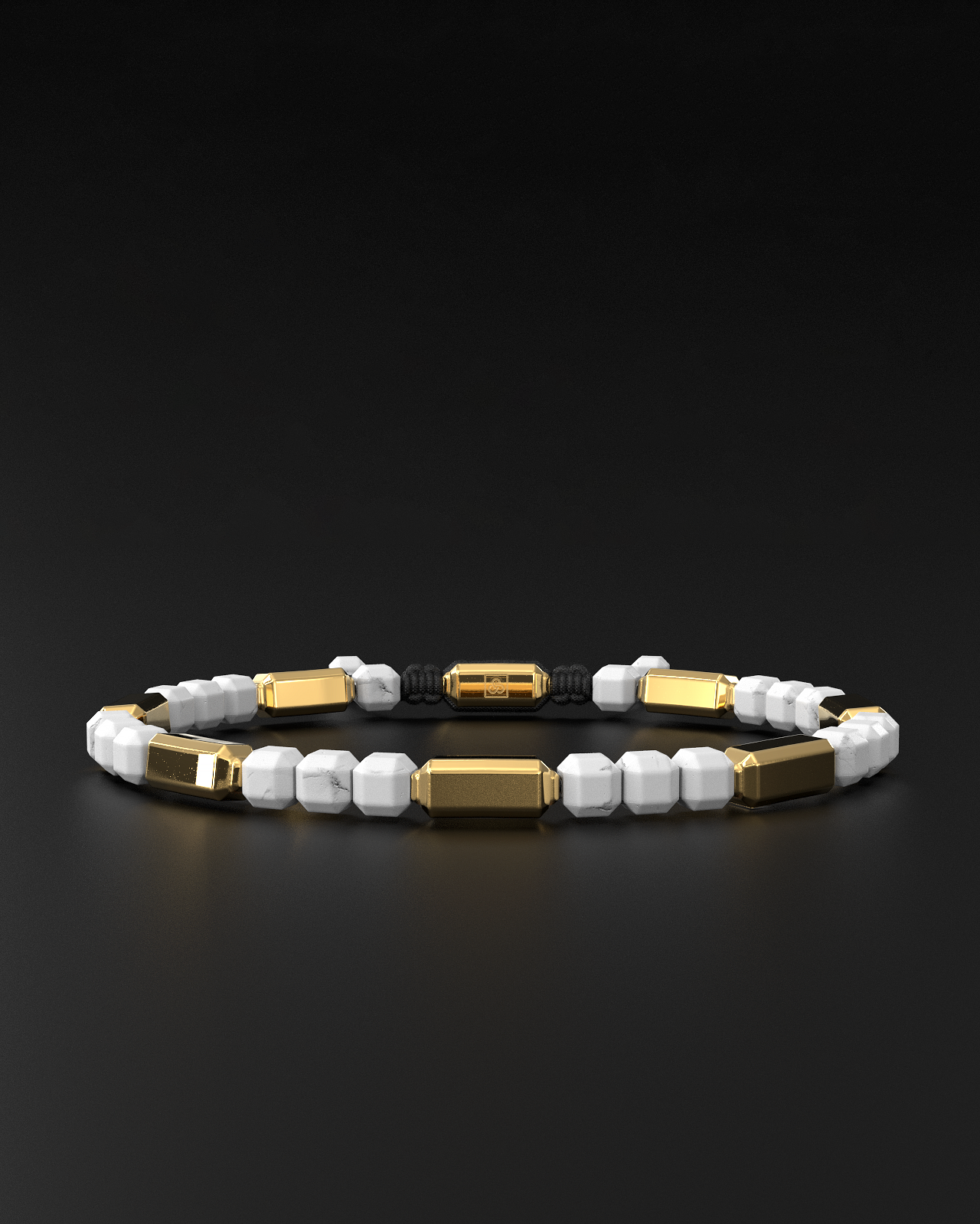 Howlite Bracelet #2 5mm | Kubic