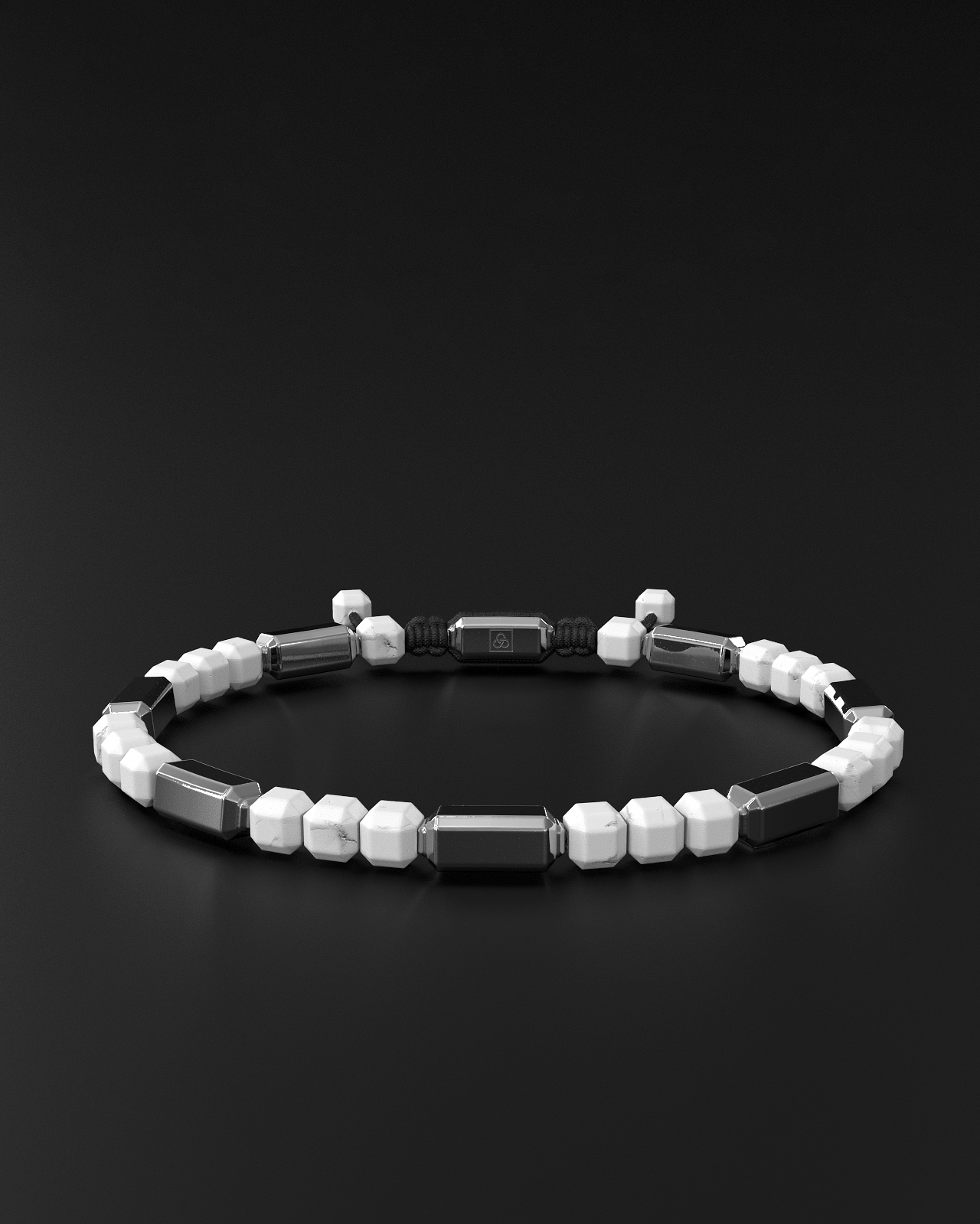 Howlite Bracelet #2 5mm | Kubic