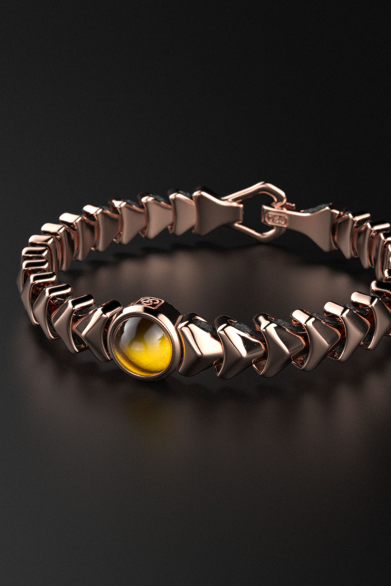 18k Solid Rose Gold Bracelet | Kudos