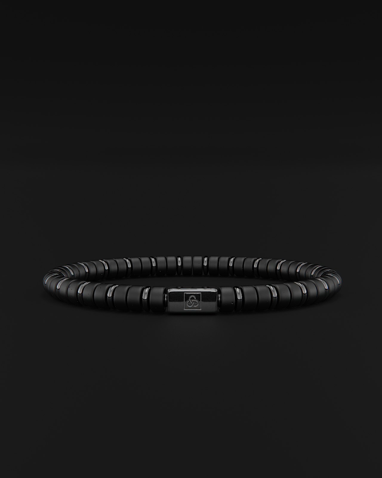 Onyx Matte Bracelet 6mm | Spacer #2