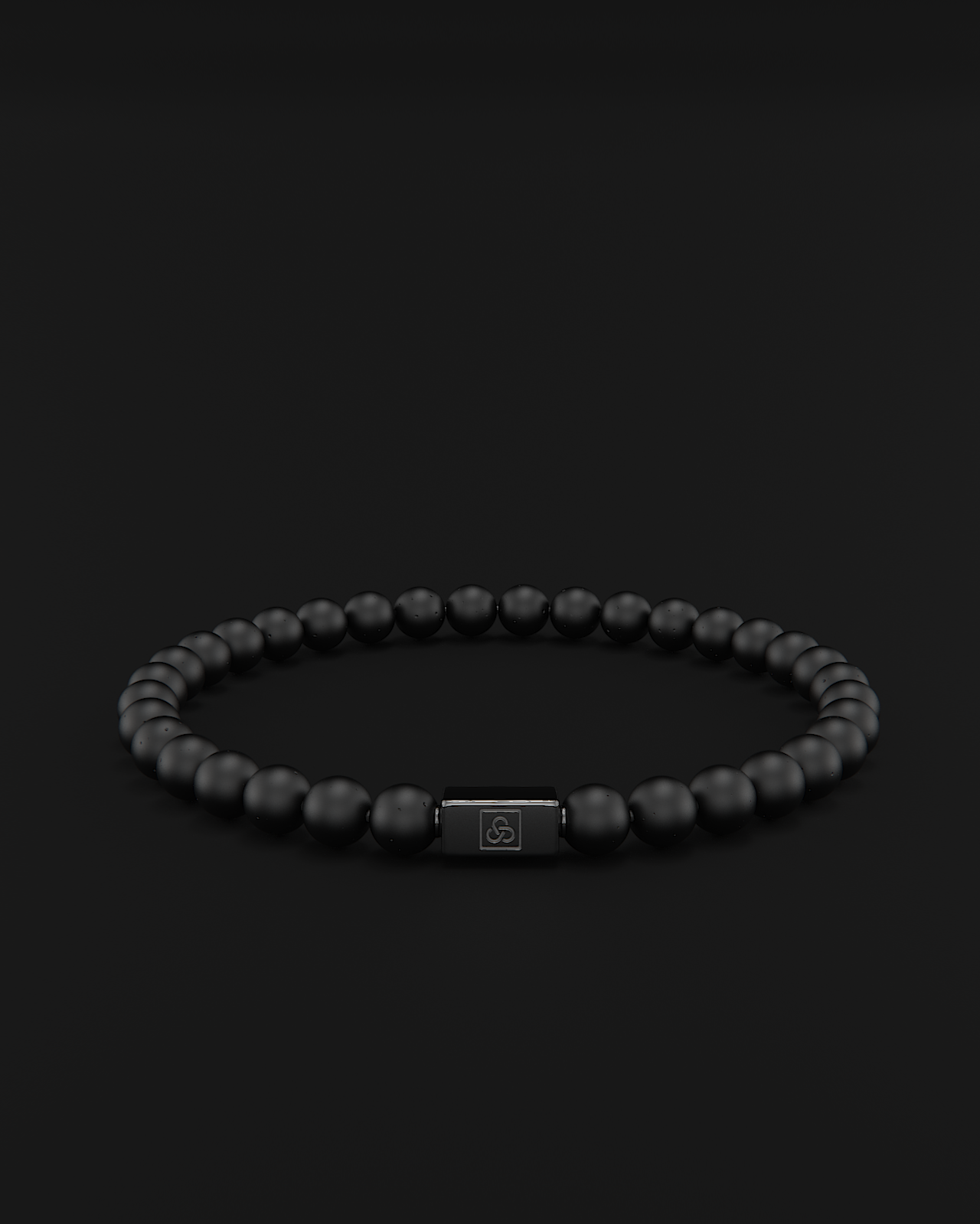 Onyx-Matte-Armband 6mm | Essentiell