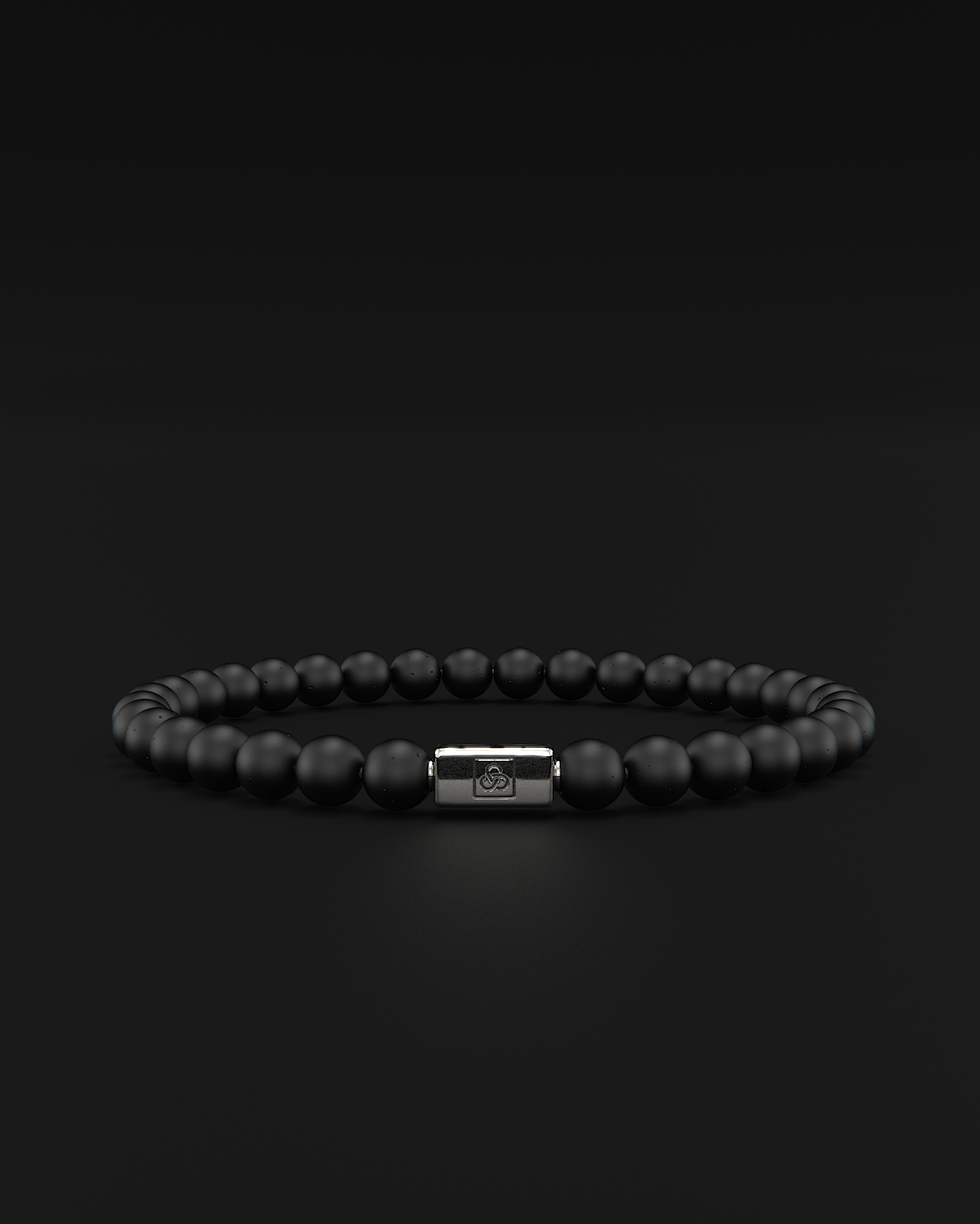 Onyx-Matte-Armband 6mm | Essentiell