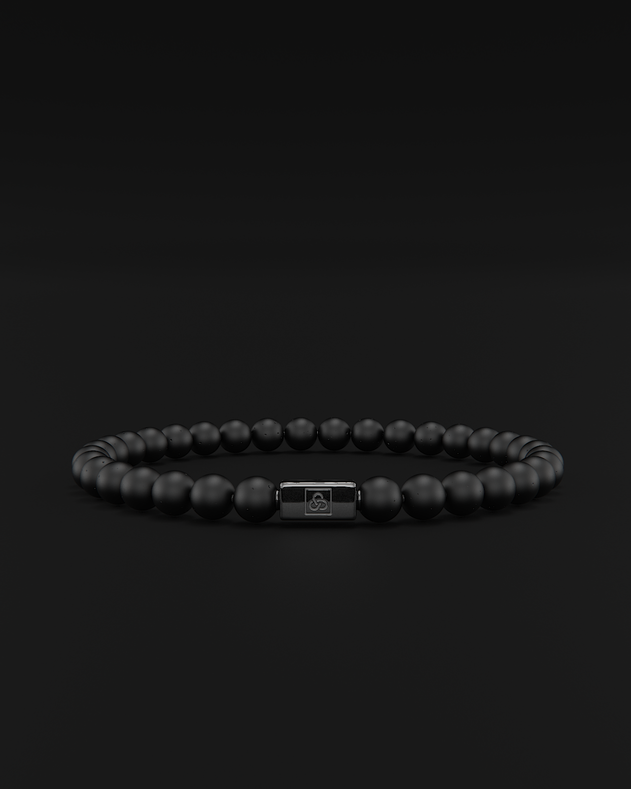 Onyx-Matte-Armband 6mm | Essentiell