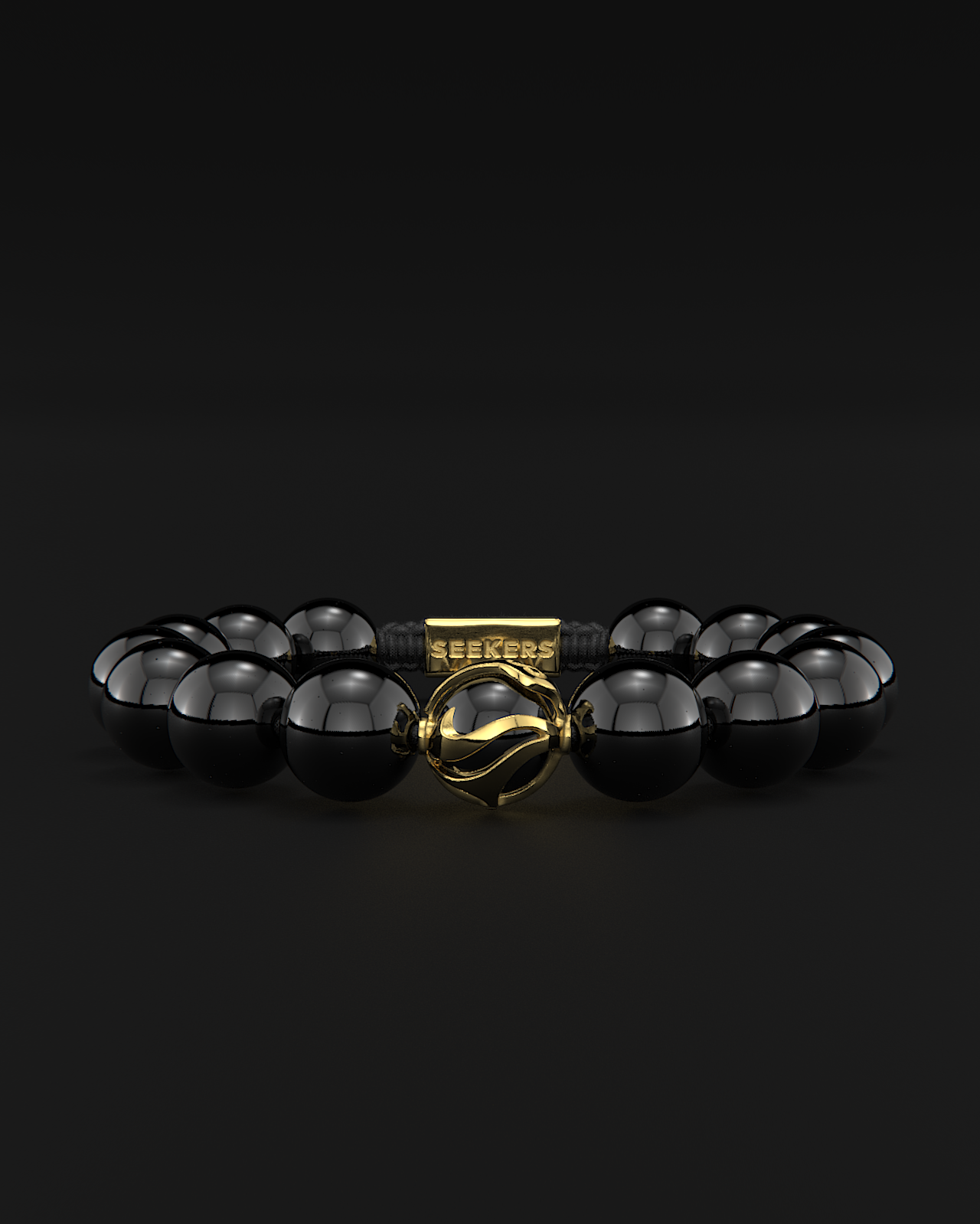Onyx Bracelet 12mm | Waves