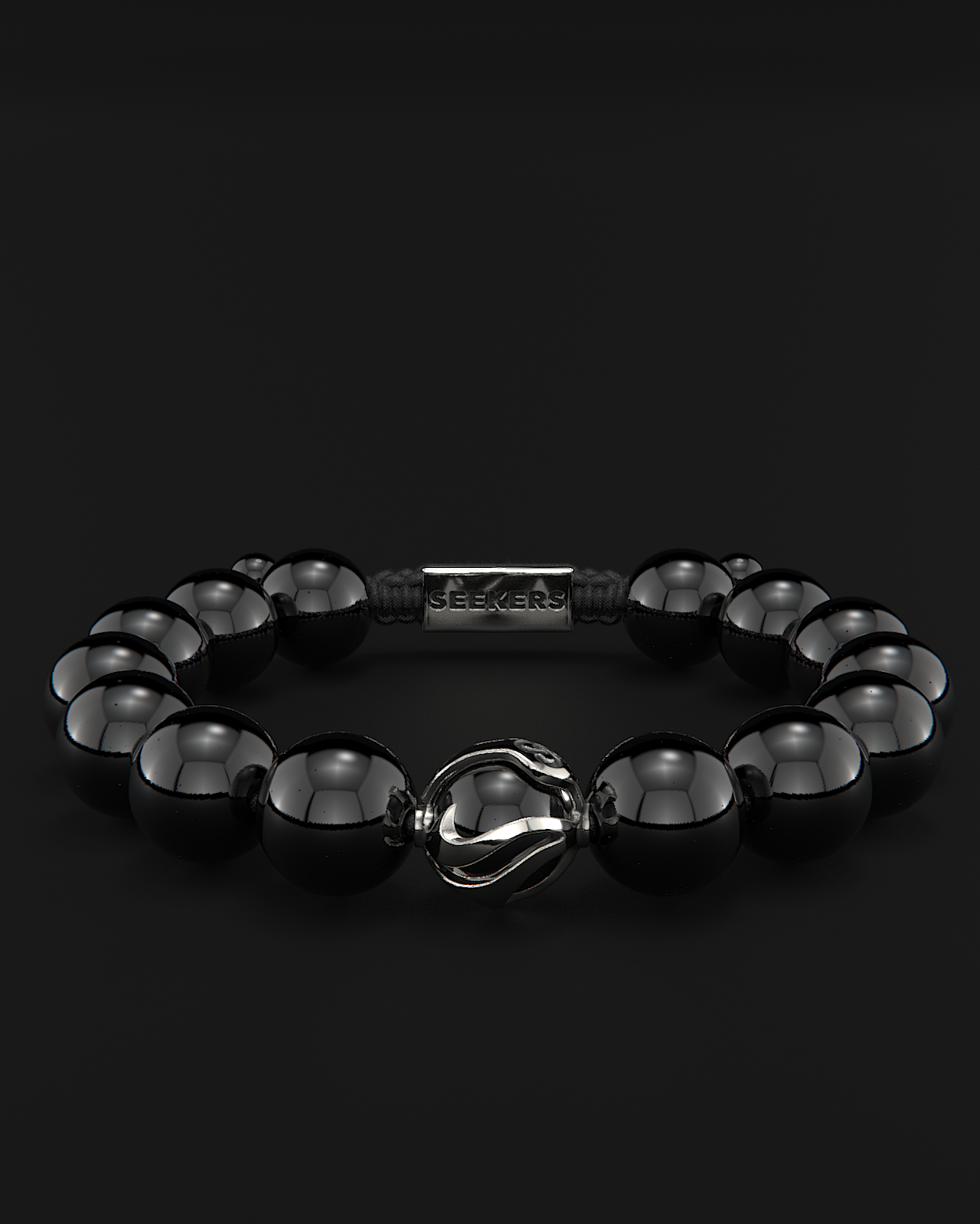 Onyx Bracelet 12mm | Waves