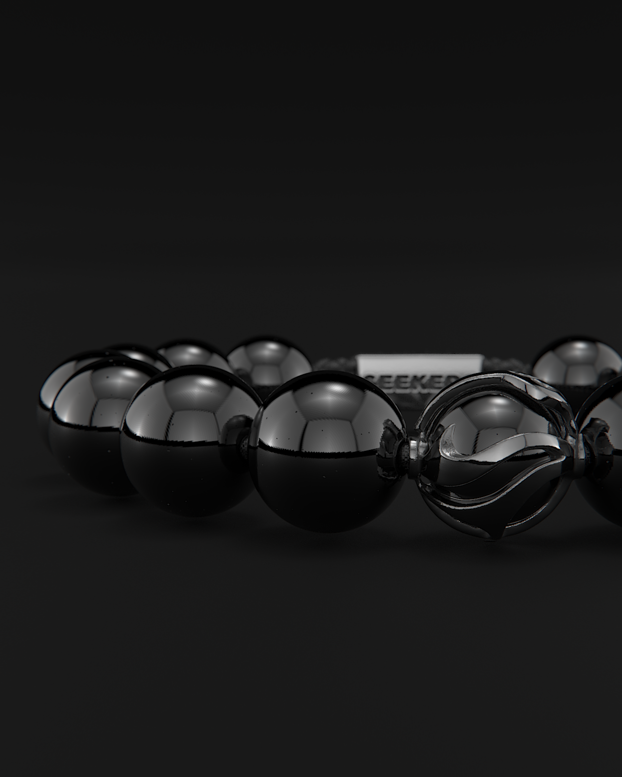 Onyx Bracelet 12mm | Waves