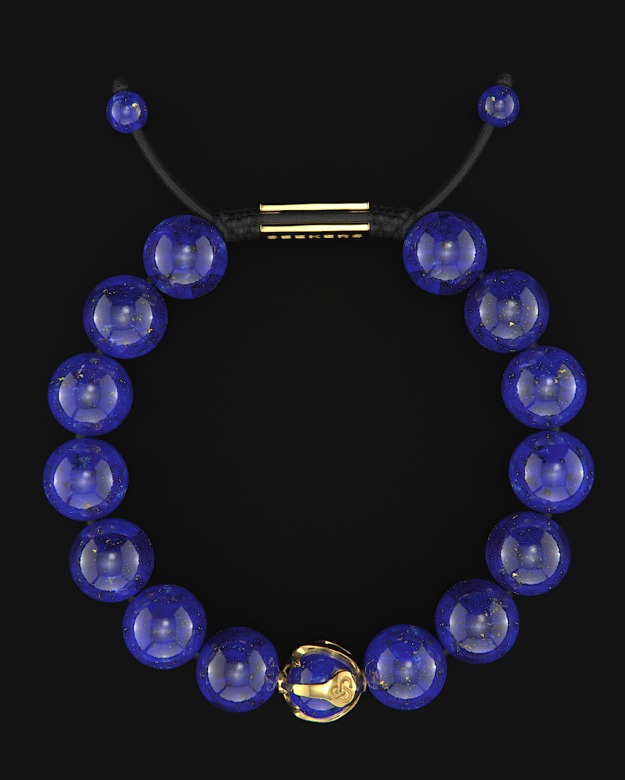 Pulsera Lapislázuli 12mm | Ondas