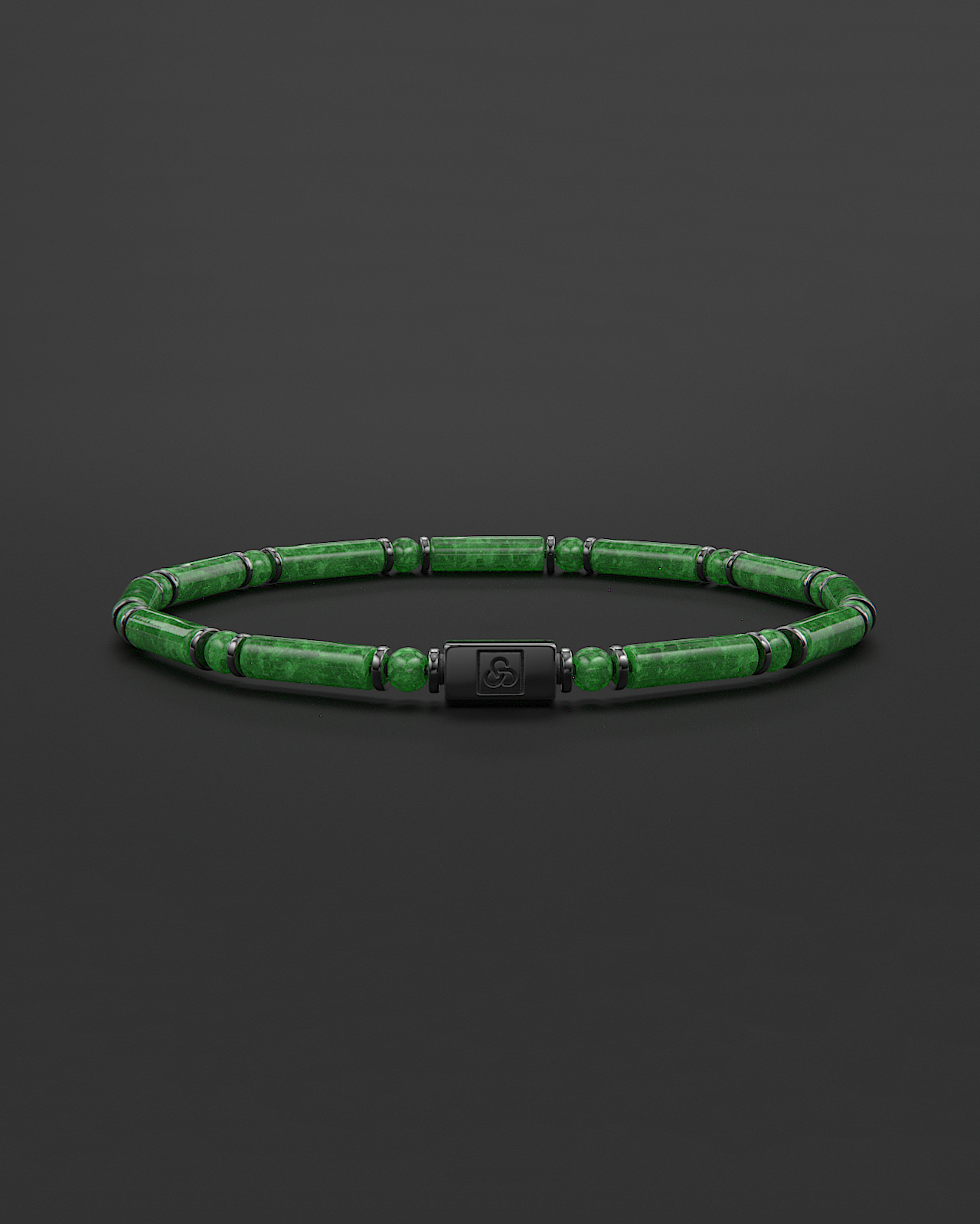 Emerald Jade Bracelet 4mm | PIPE