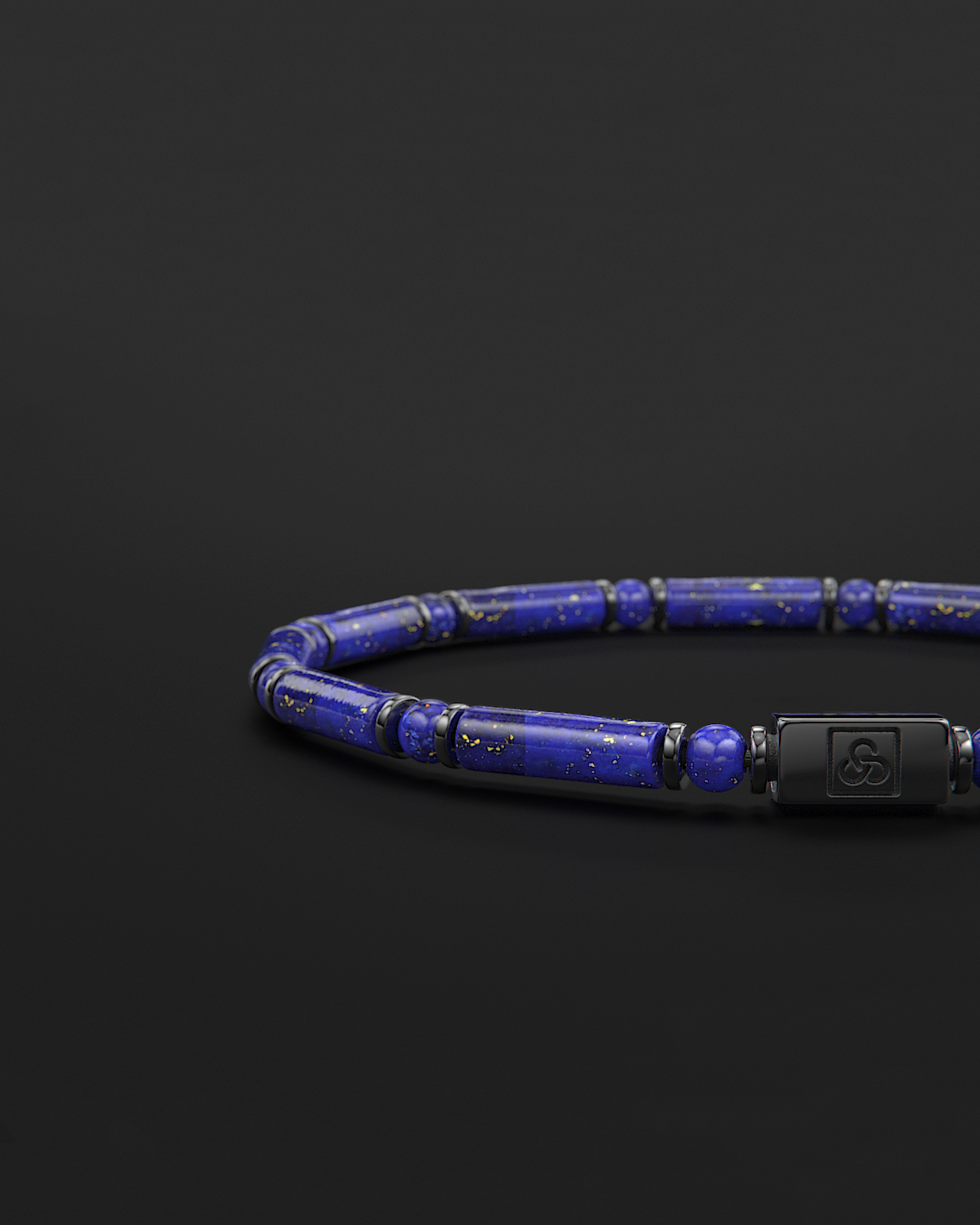 Pulsera de Lápiz Lázuli + Tridacna 4mm | TUBO