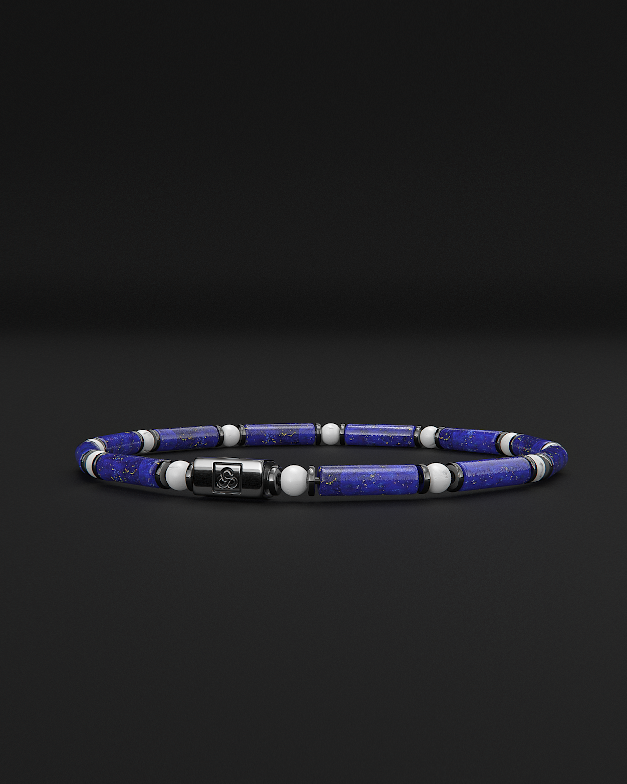 Pulsera de Lápiz Lázuli + Tridacna 4mm | TUBO