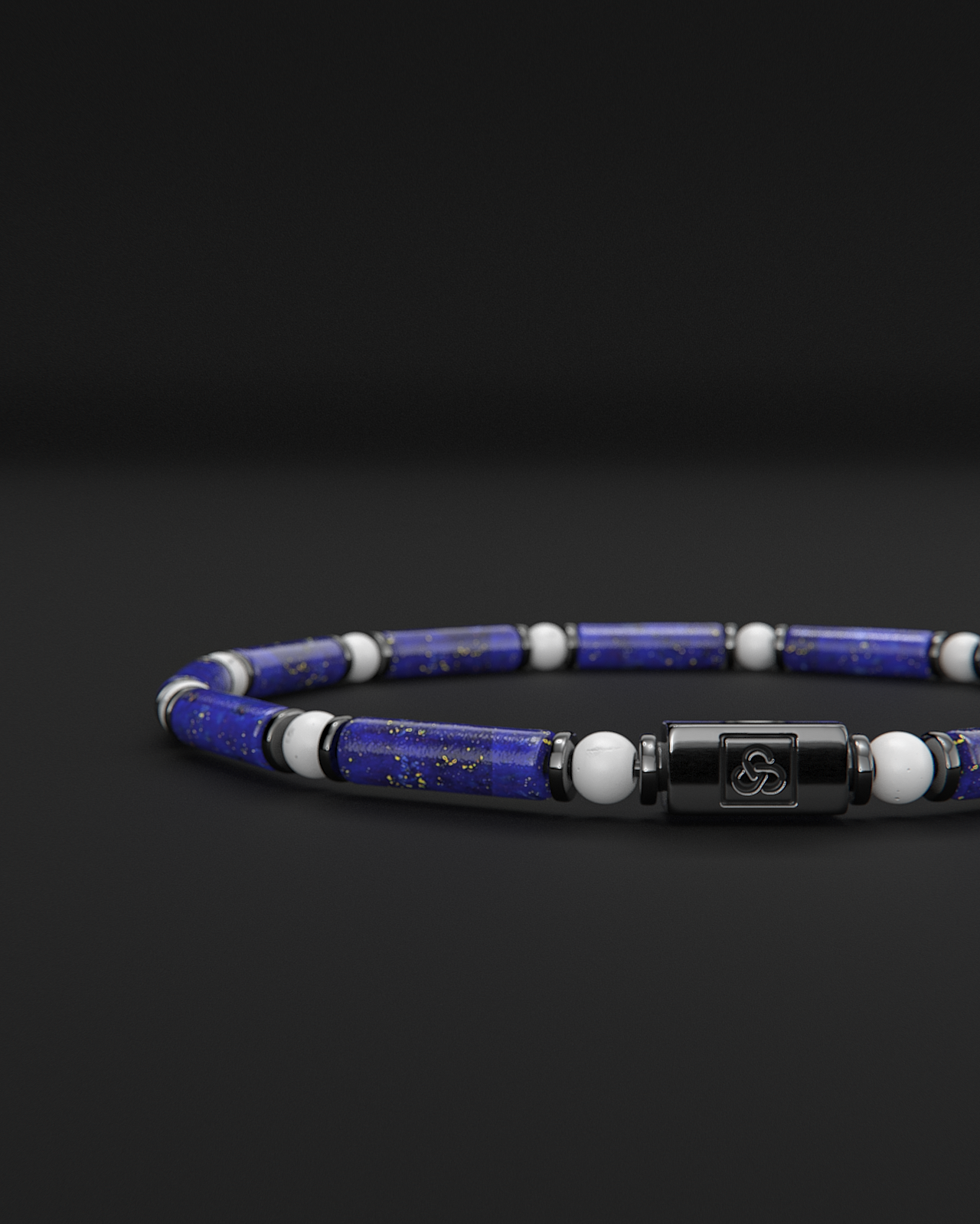 Pulsera de Lápiz Lázuli + Tridacna 4mm | TUBO