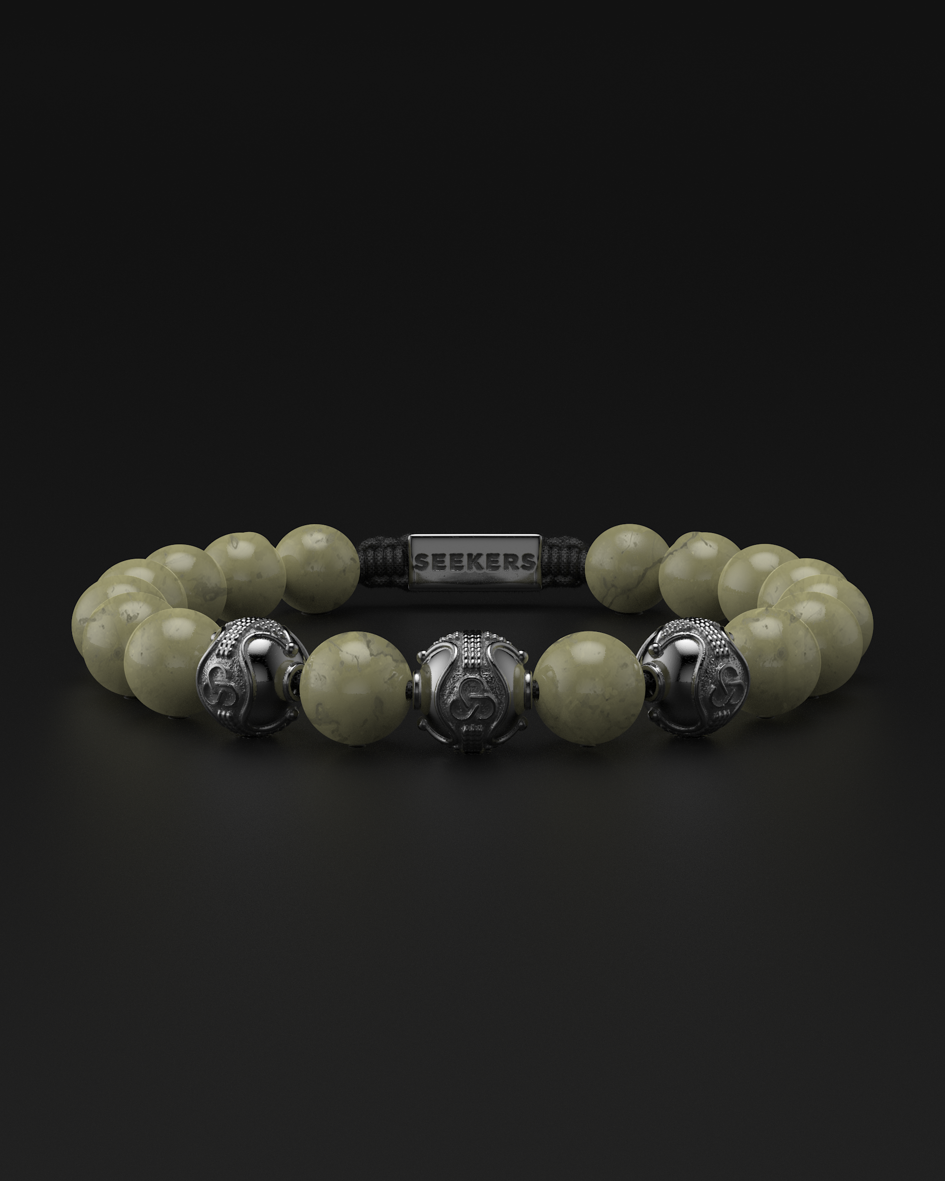 Alashan Agate Bracelet 10mm | Premium