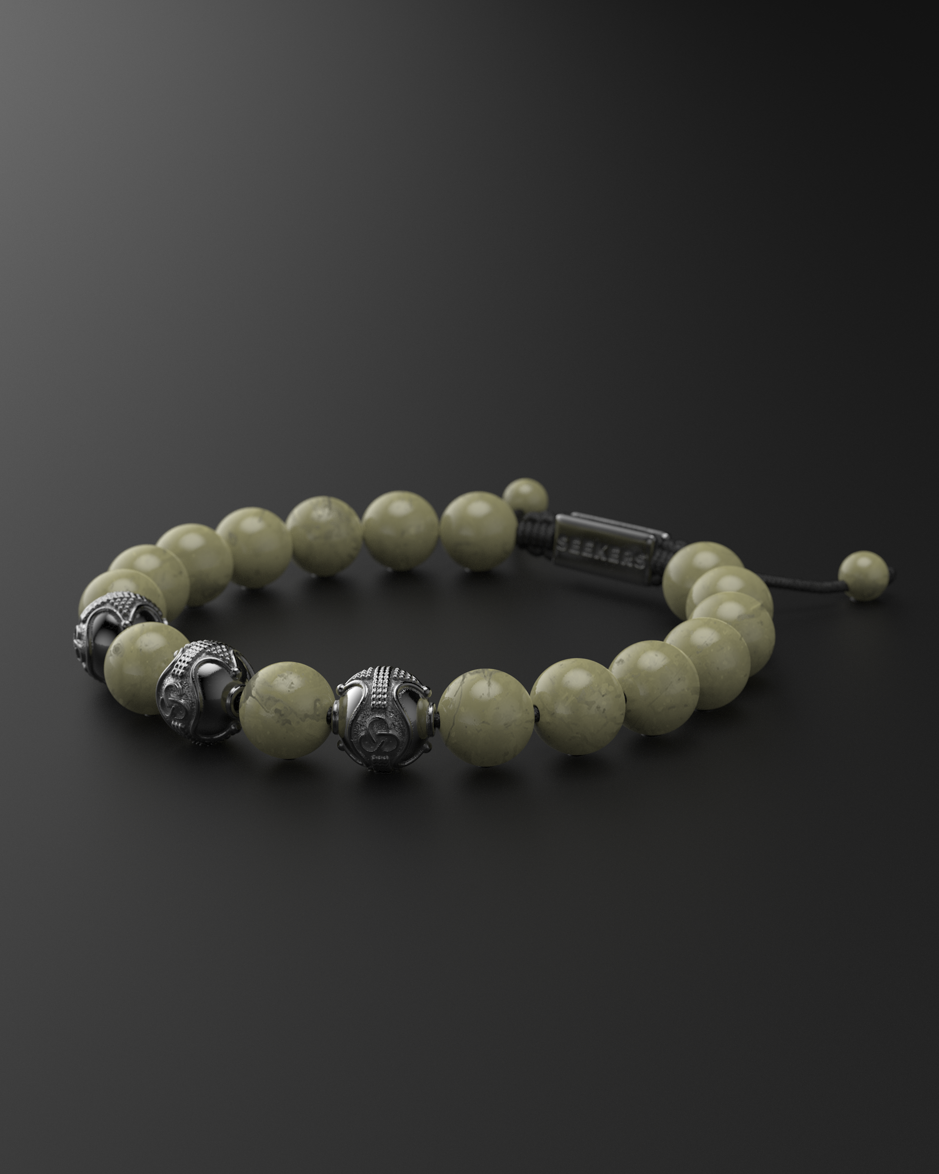 Alashan Agate Bracelet 10mm | Premium