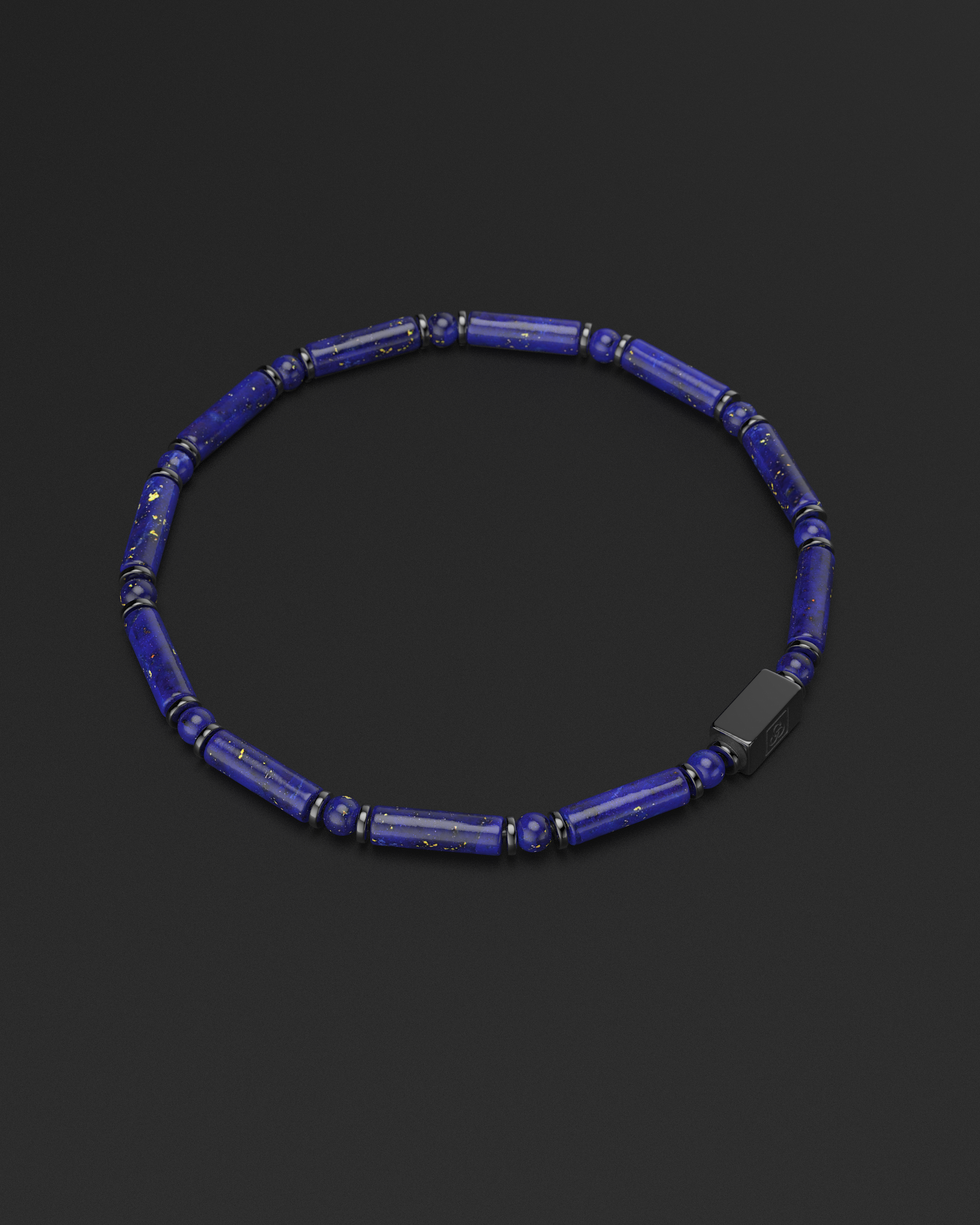 Pulsera de Lápiz Lázuli + Tridacna 4mm | TUBO