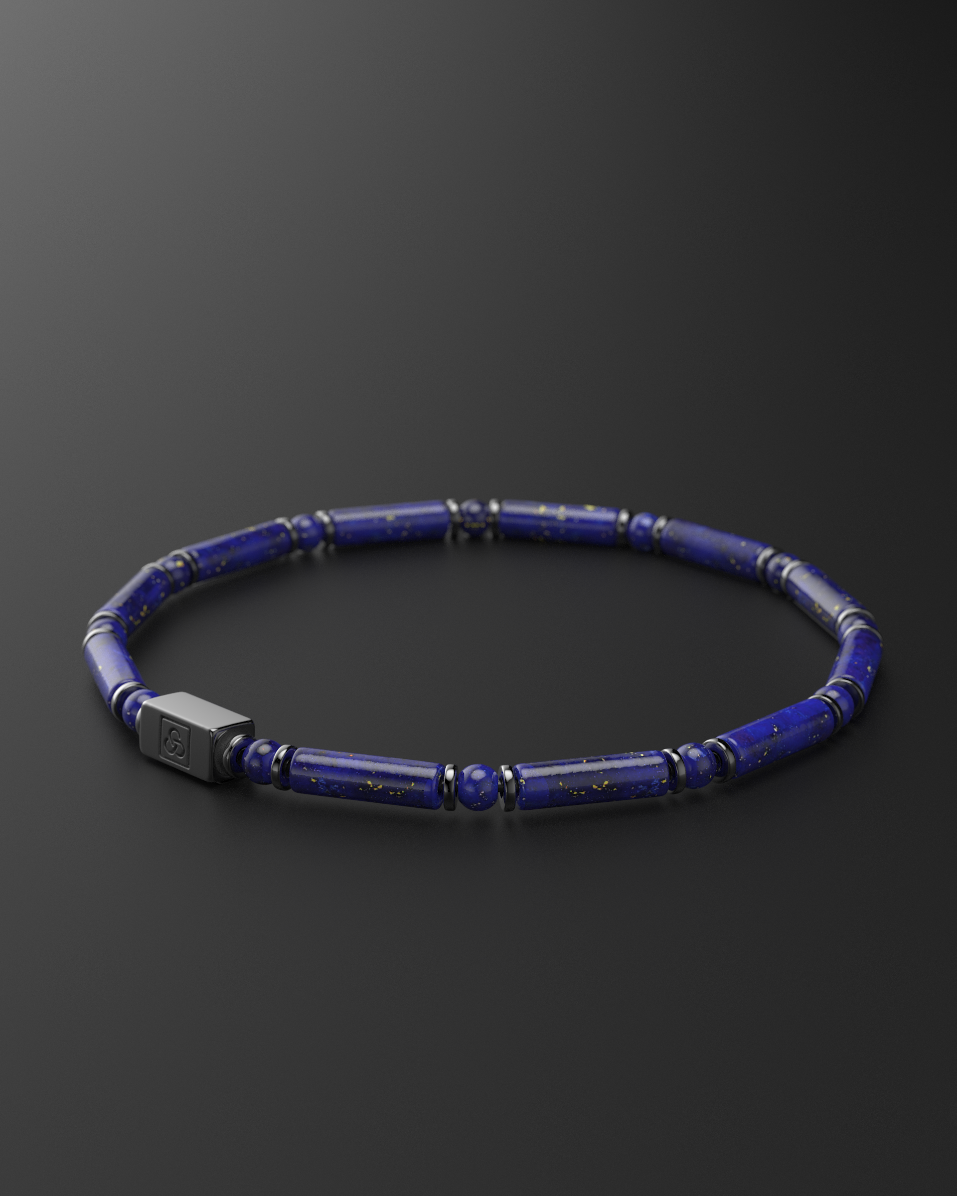 Pulsera de Lápiz Lázuli + Tridacna 4mm | TUBO