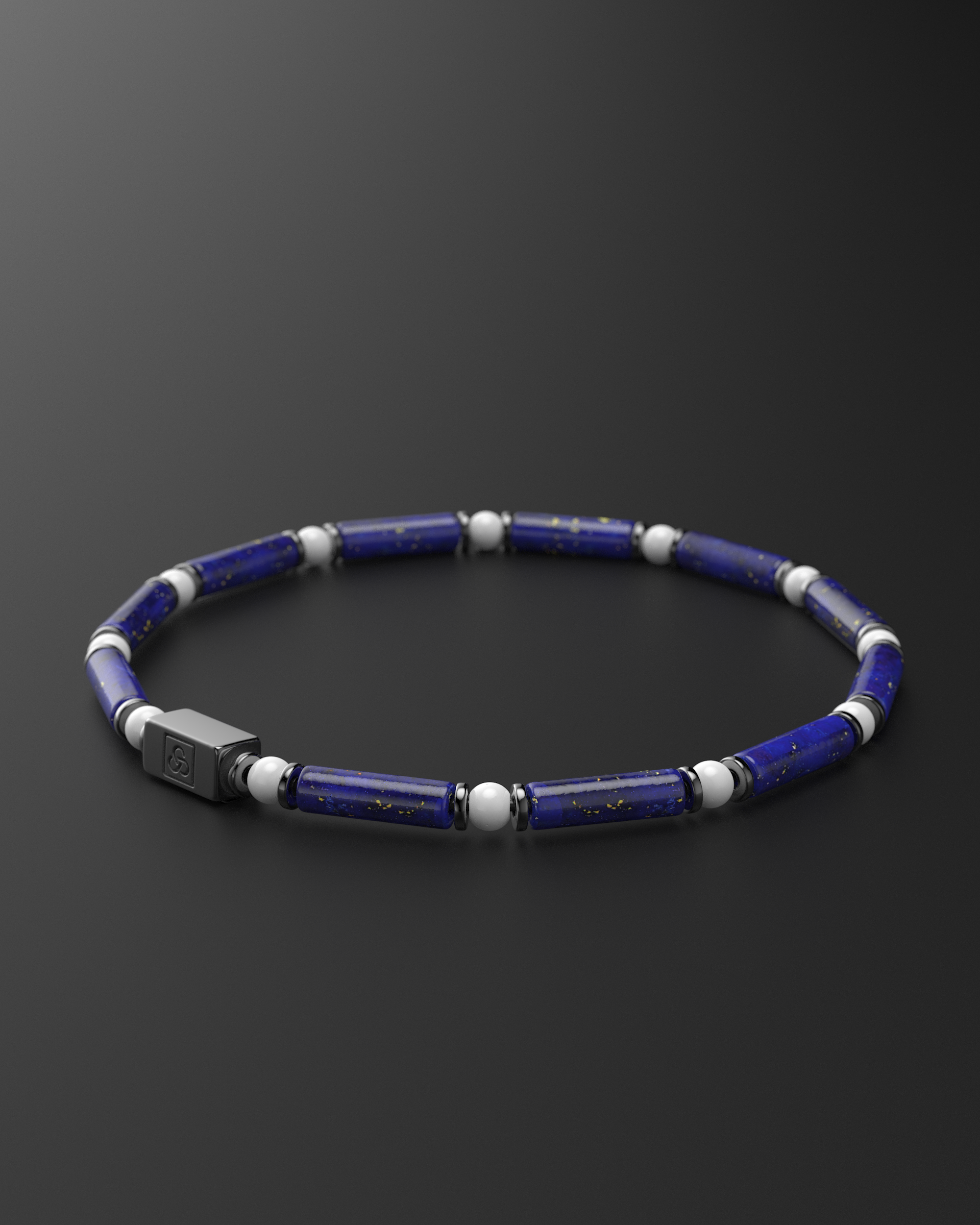 Lapis Lazuli + Tridacna Bracelet 4mm | PIPE