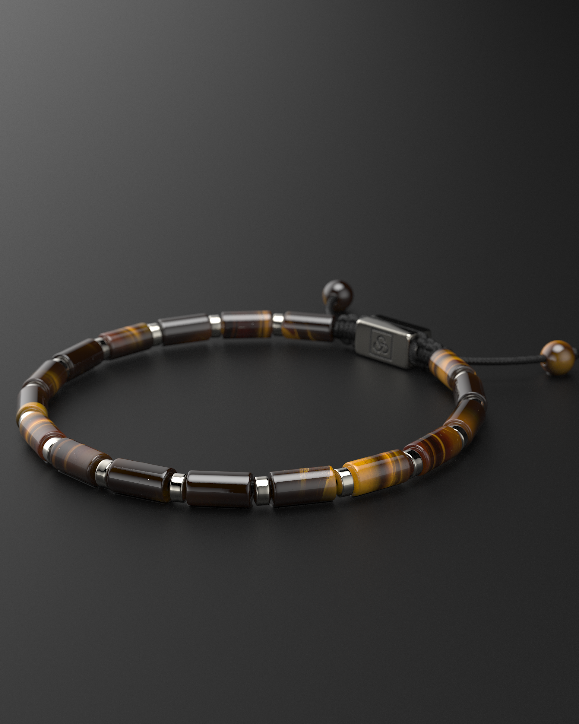 Pulsera de Ónix + Hematita 4mm | TUBO