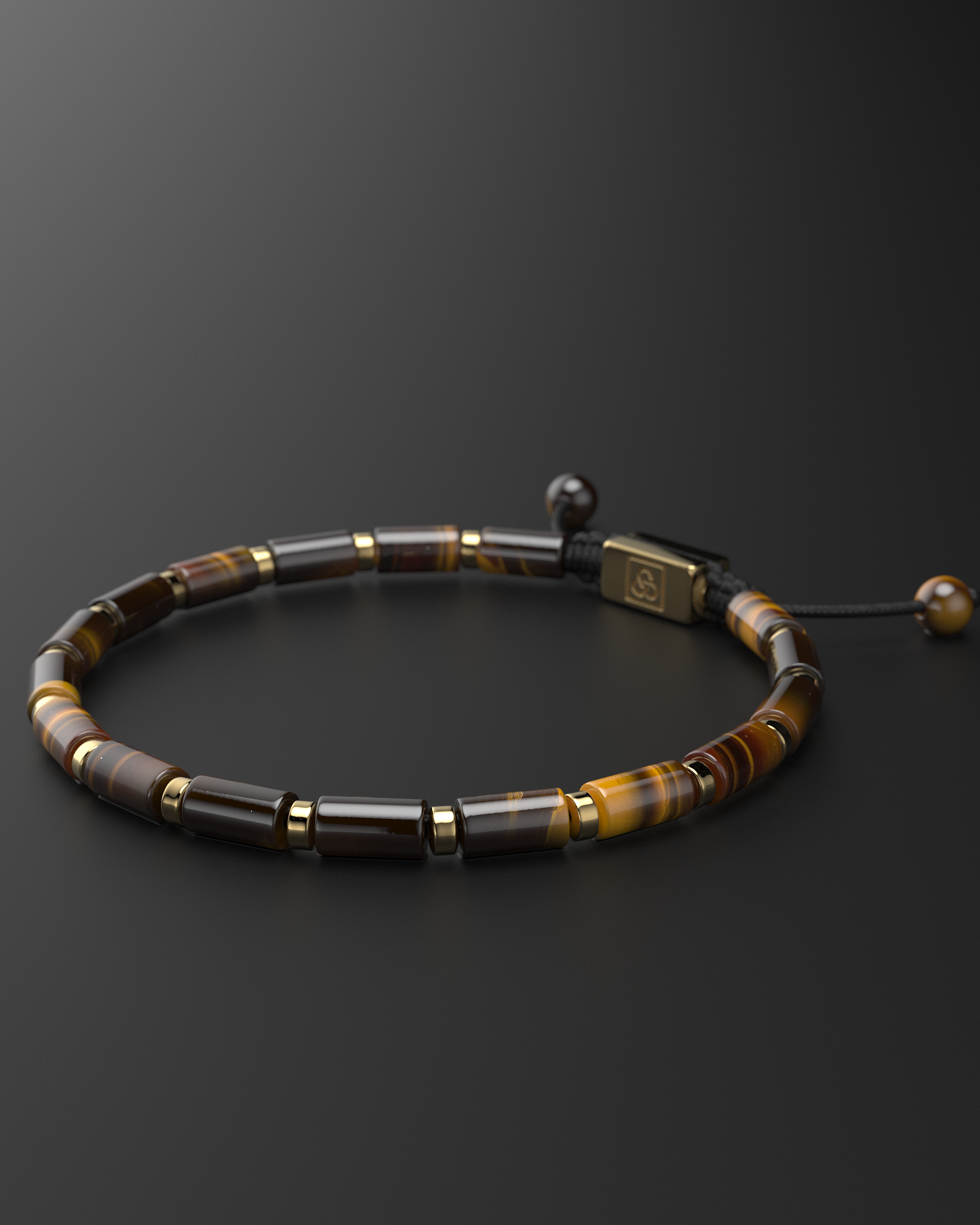 Pulsera de Ónix + Hematita 4mm | TUBO