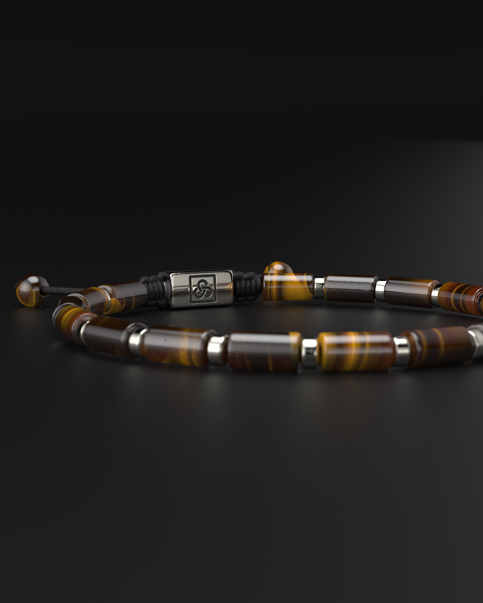 Pulsera de Ónix + Hematita 4mm | TUBO