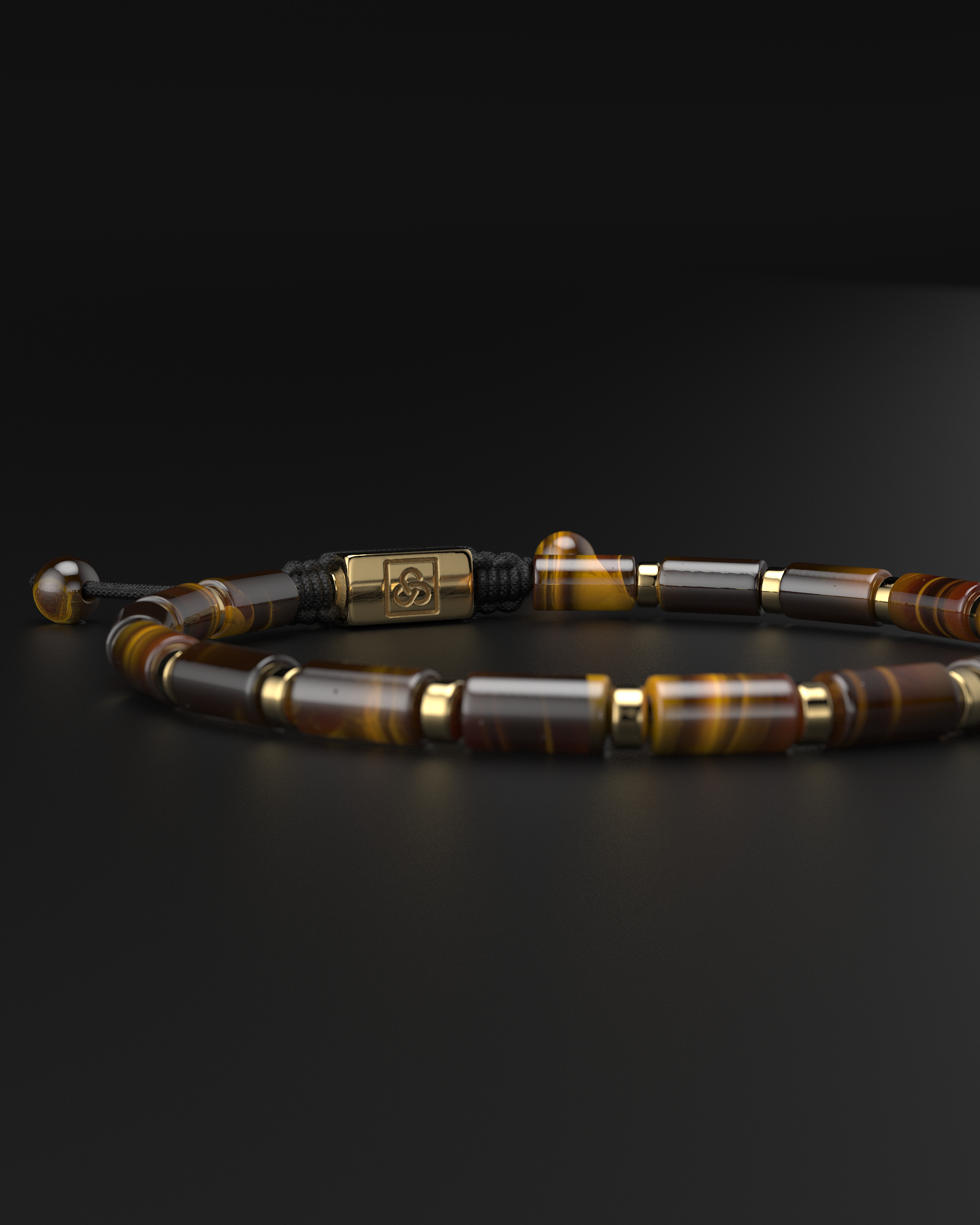 Pulsera de Ónix + Hematita 4mm | TUBO
