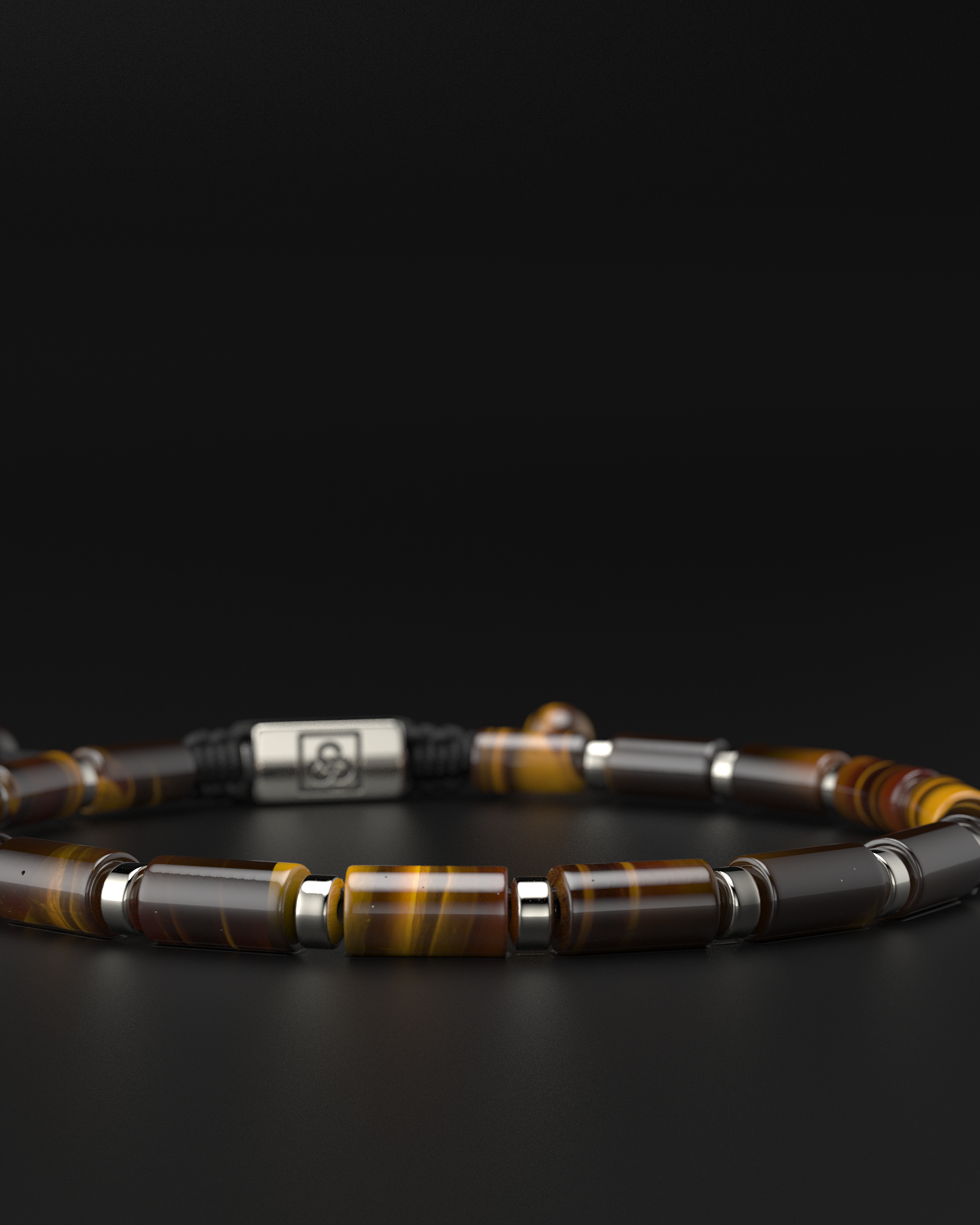 Pulsera de Ónix + Hematita 4mm | TUBO