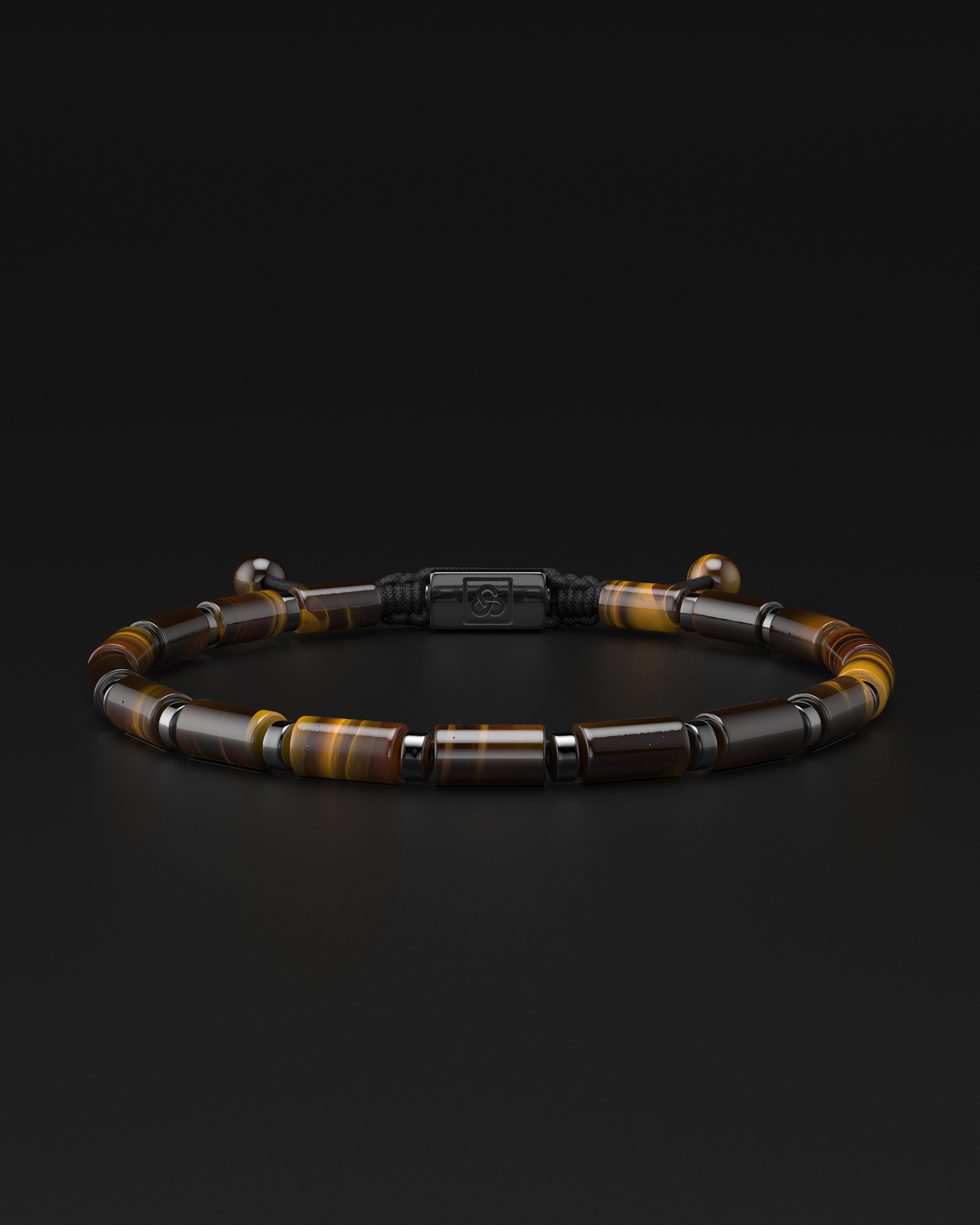 Pulsera de Ónix + Hematita 4mm | TUBO